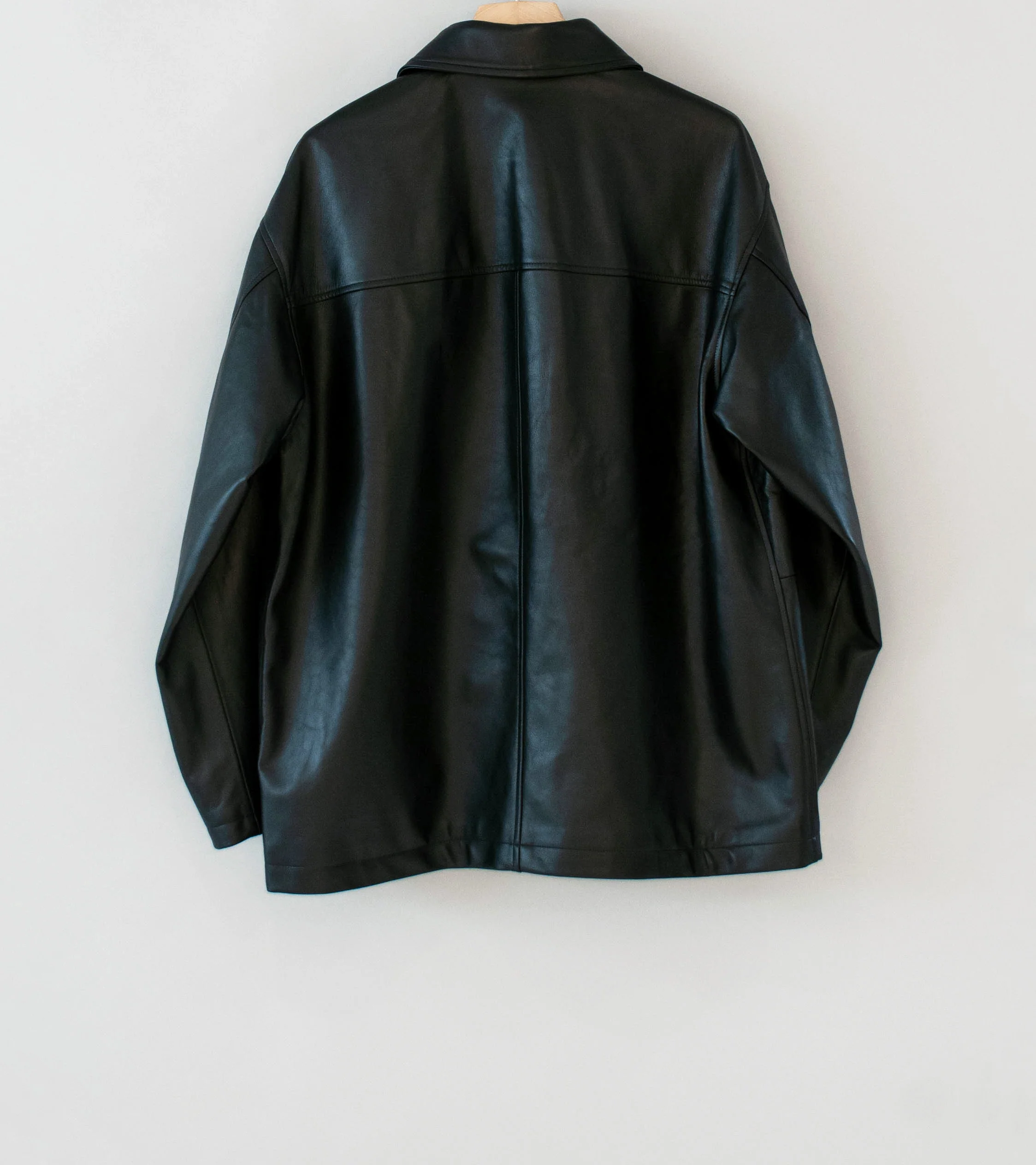 Arpenteur 'Sigma Leather Jacket' (Black) - Image 7