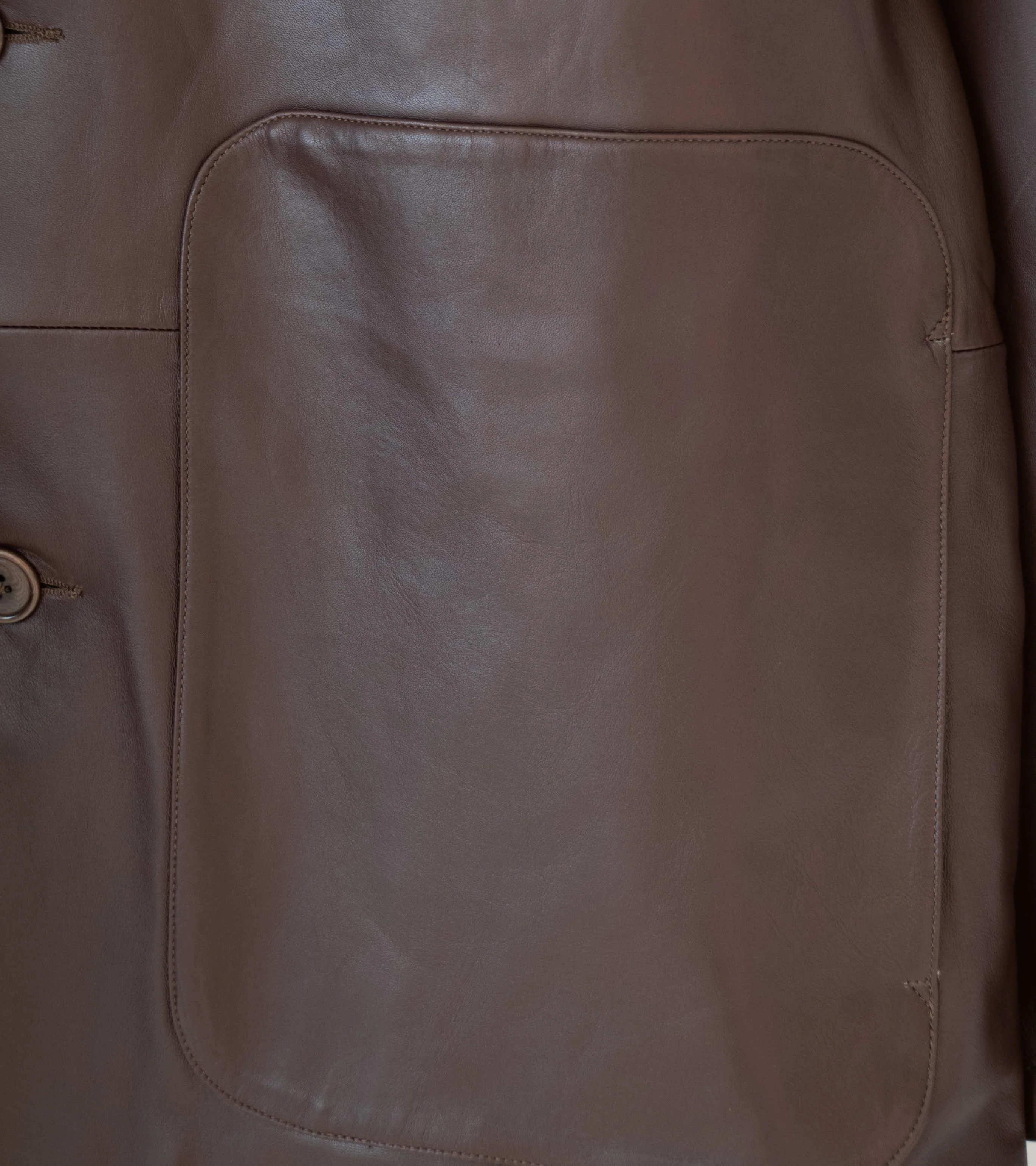 Arpenteur 'Sigma Leather Jacket' (Brown) - Image 4