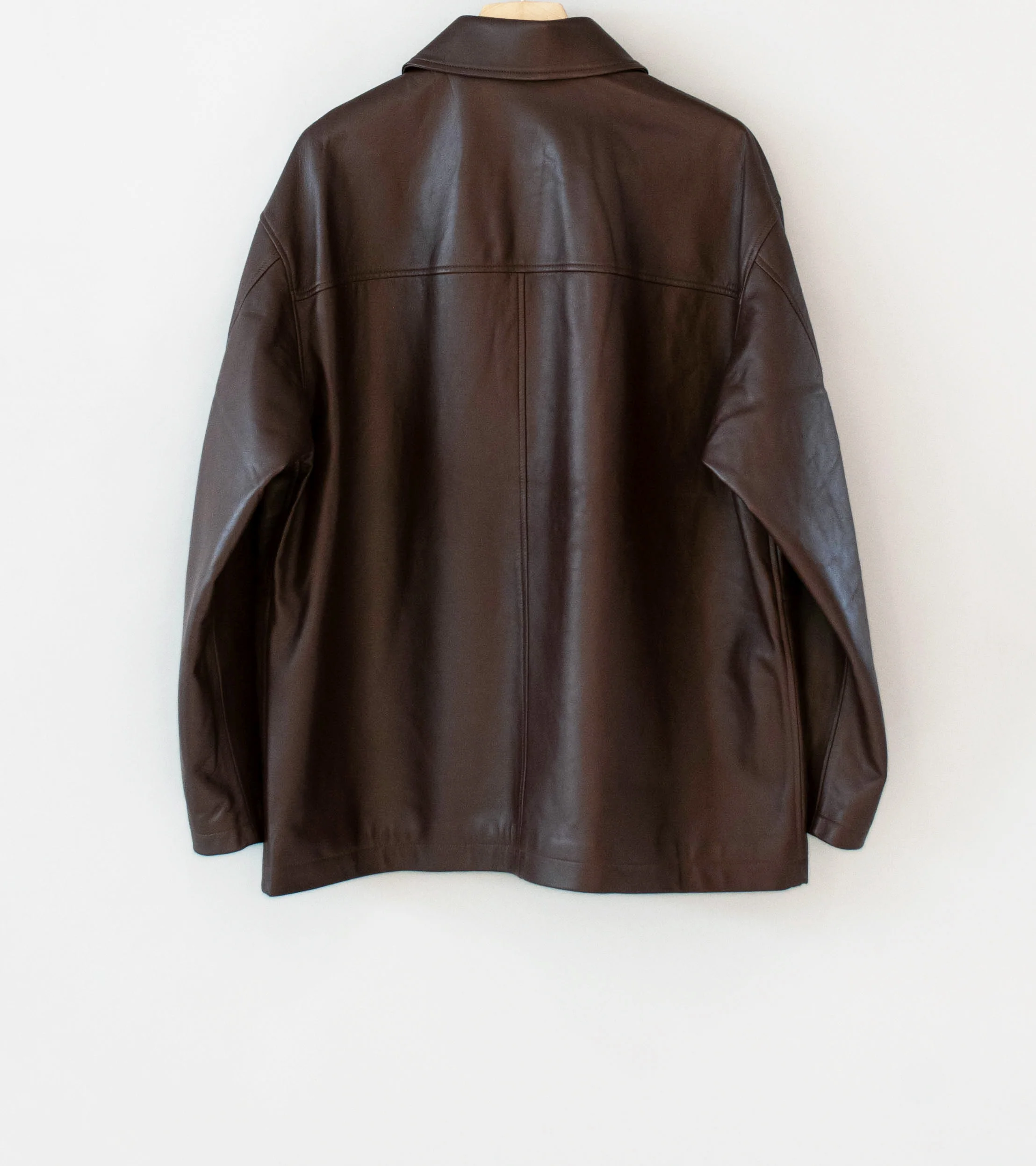 Arpenteur 'Sigma Leather Jacket' (Brown) - Image 7