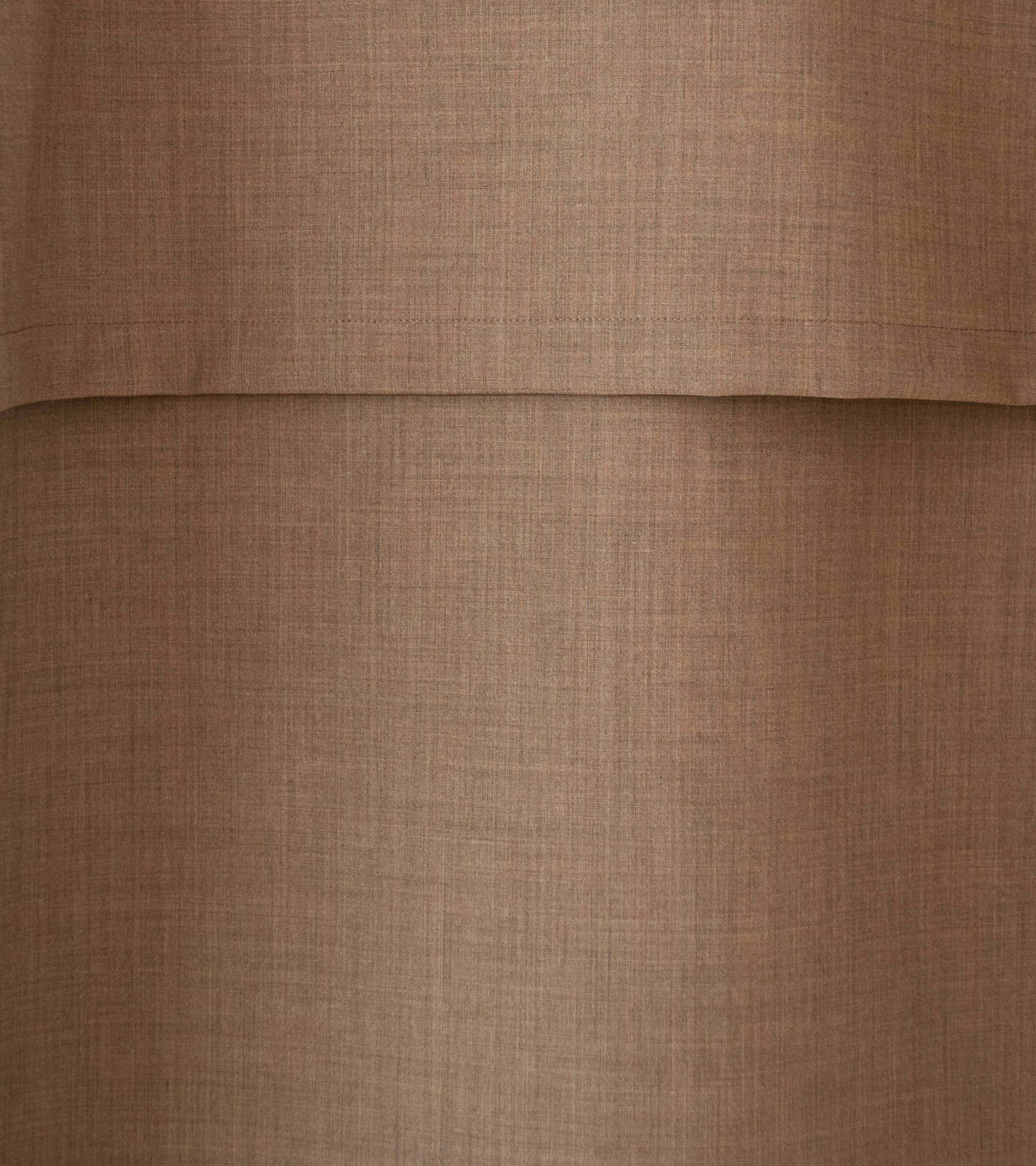 Auralee 'Bonded Tropical Wool Short Coat' (Top Brown) - Image 8