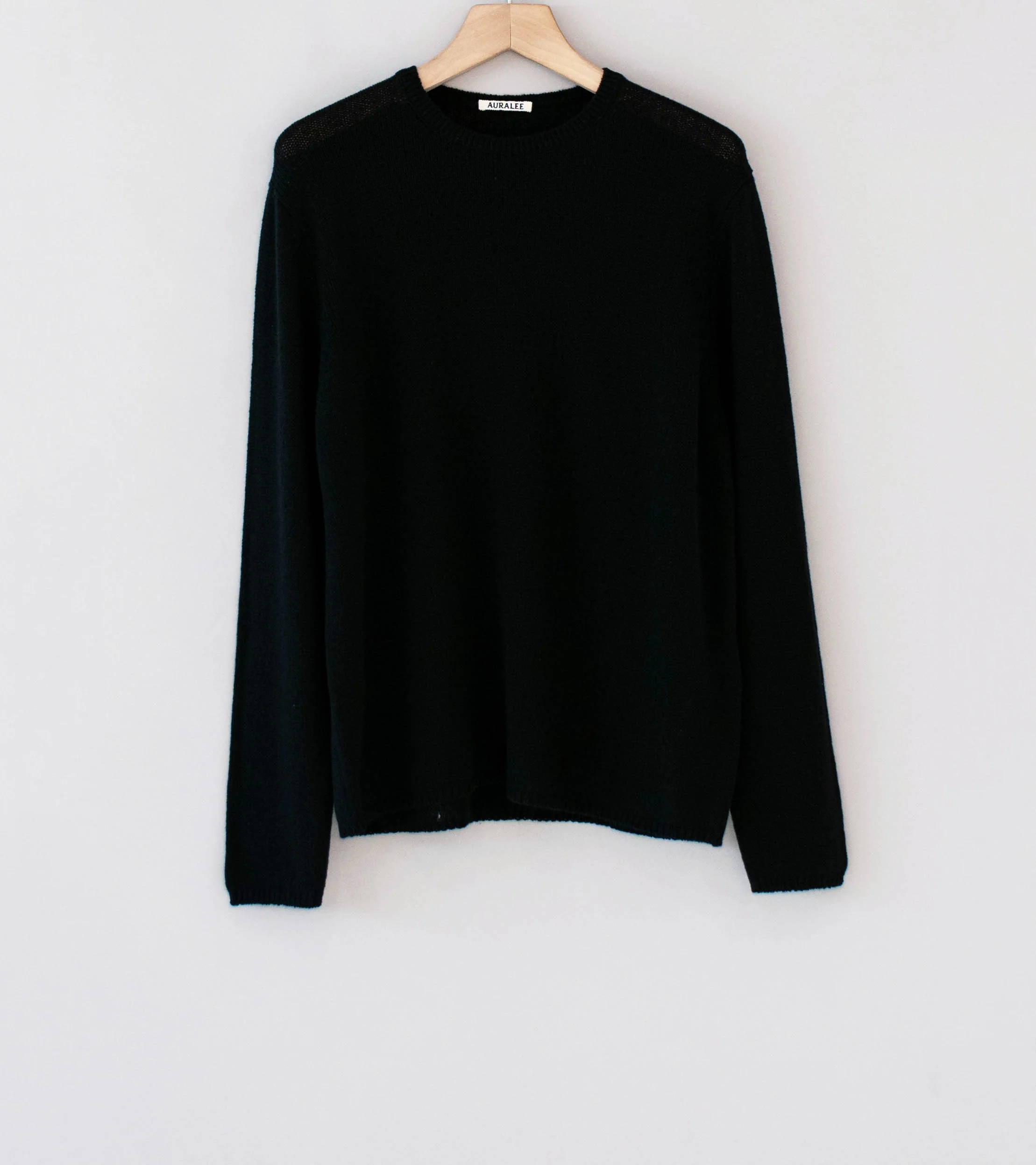 Auralee 'Summer Cashmere Knit P/O' (Black)