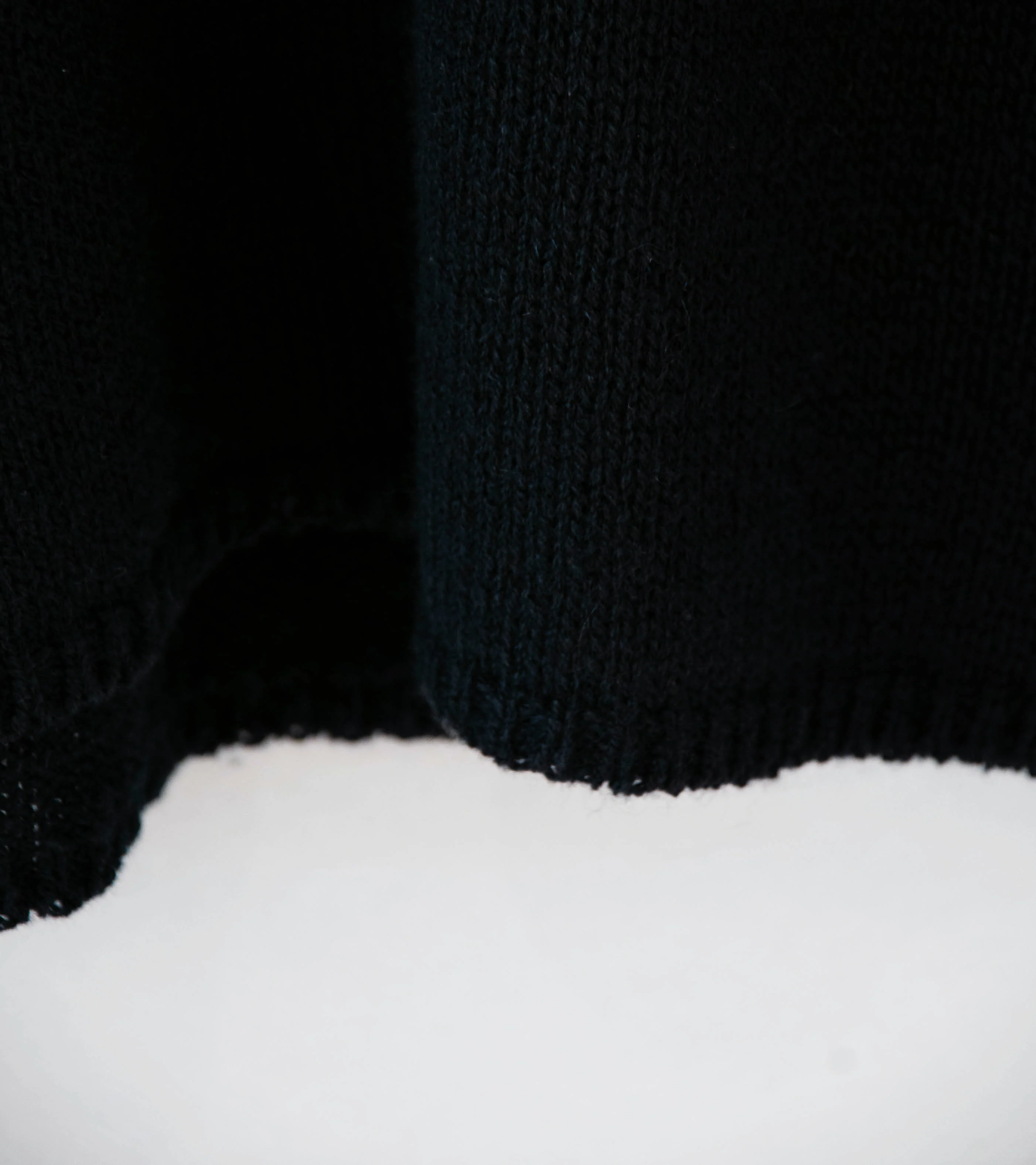 Auralee 'Summer Cashmere Knit P/O' (Black) - Image 4