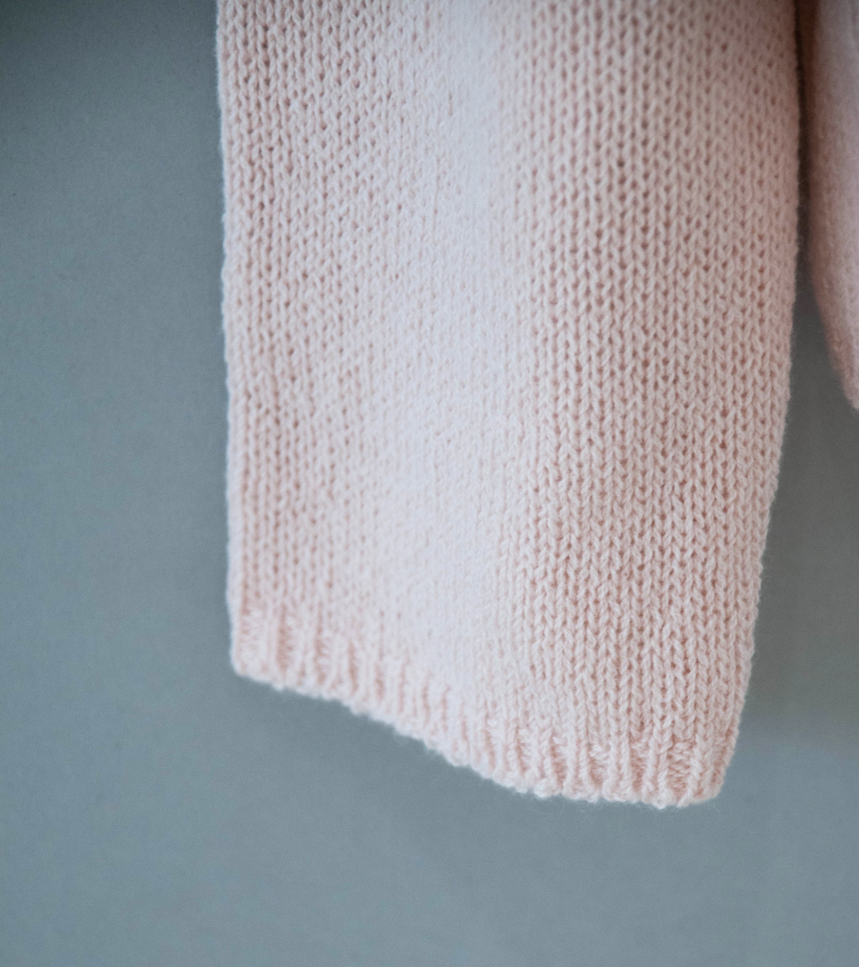 Auralee 'Summer Cashmere Knit P/O' (Light Pink) - Image 5