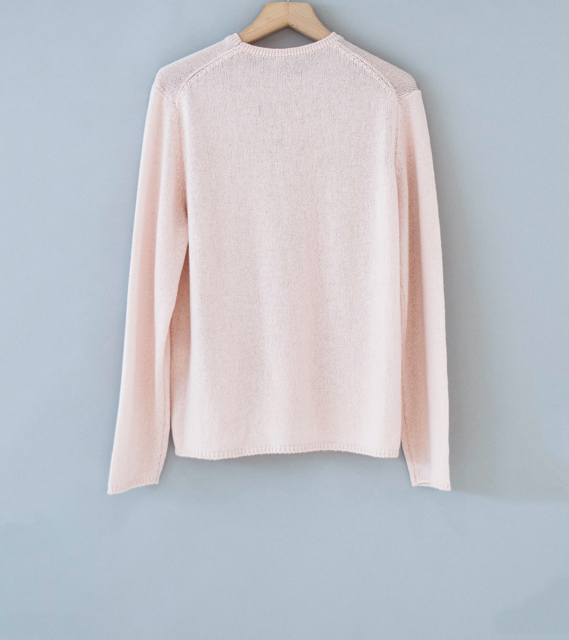 Auralee 'Summer Cashmere Knit P/O' (Light Pink) - Image 8