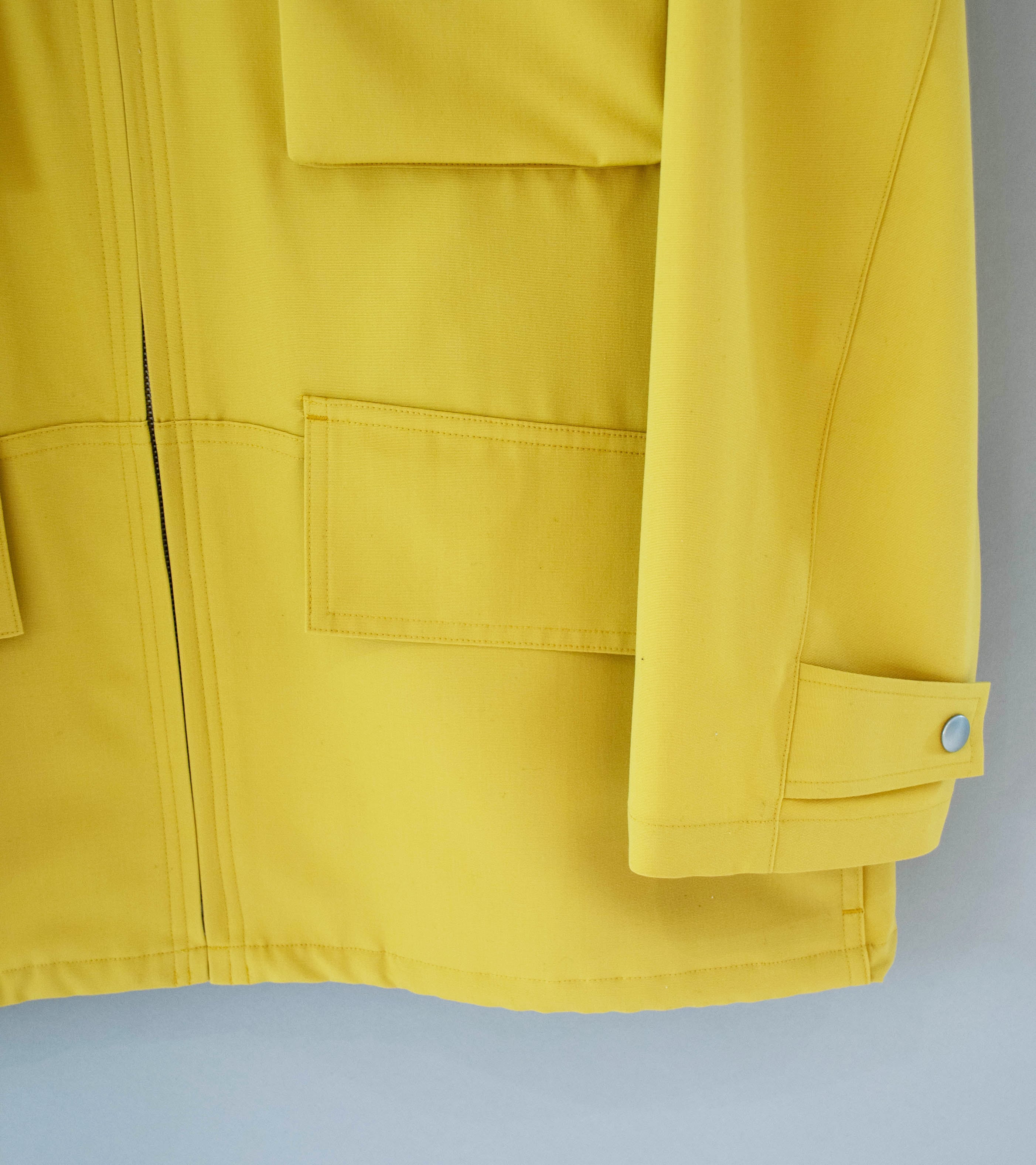 Auralee 'Wool Max Canvas Blouson' (Mustard Yellow) - Image 4