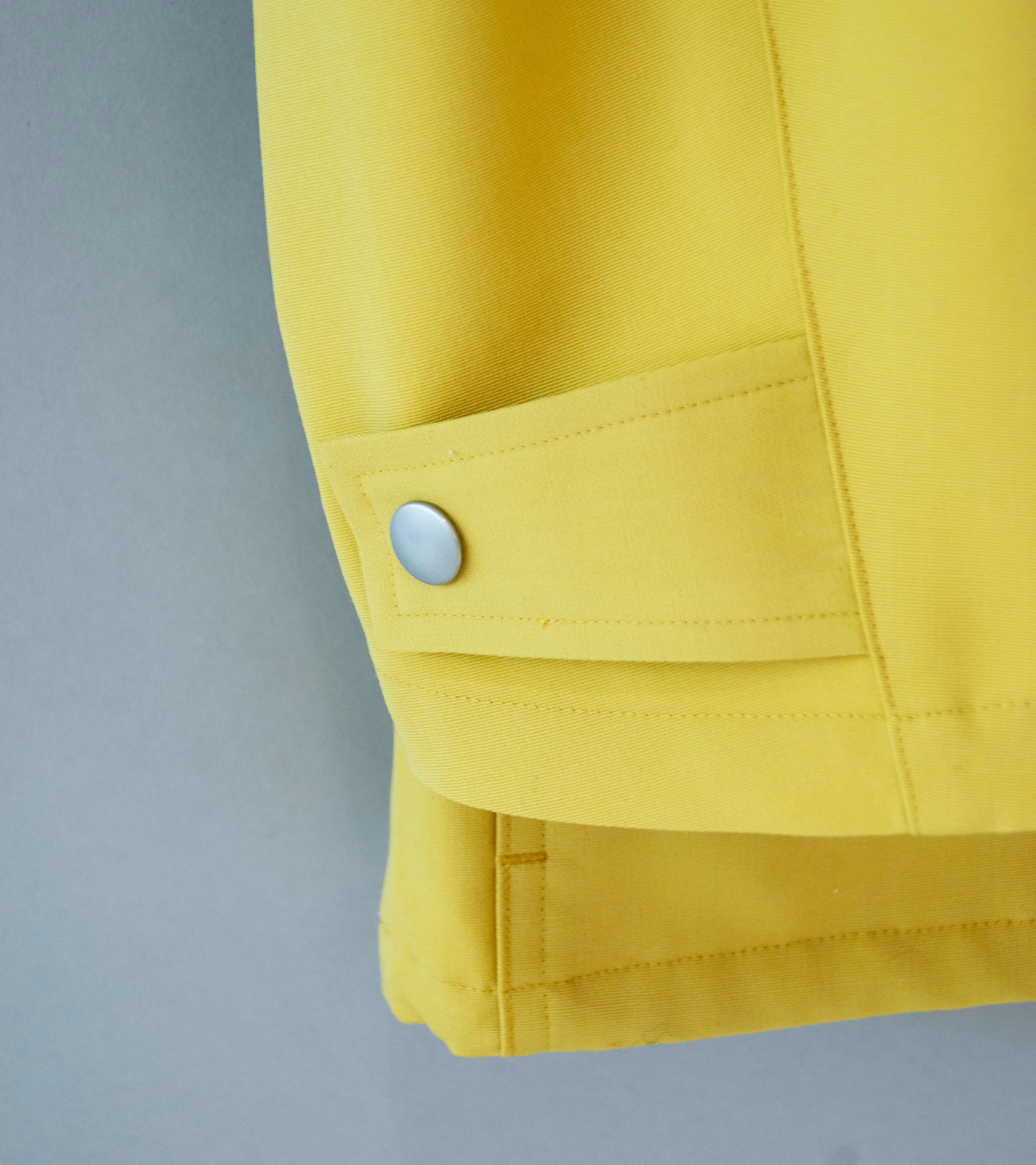 Auralee 'Wool Max Canvas Blouson' (Mustard Yellow) - Image 5