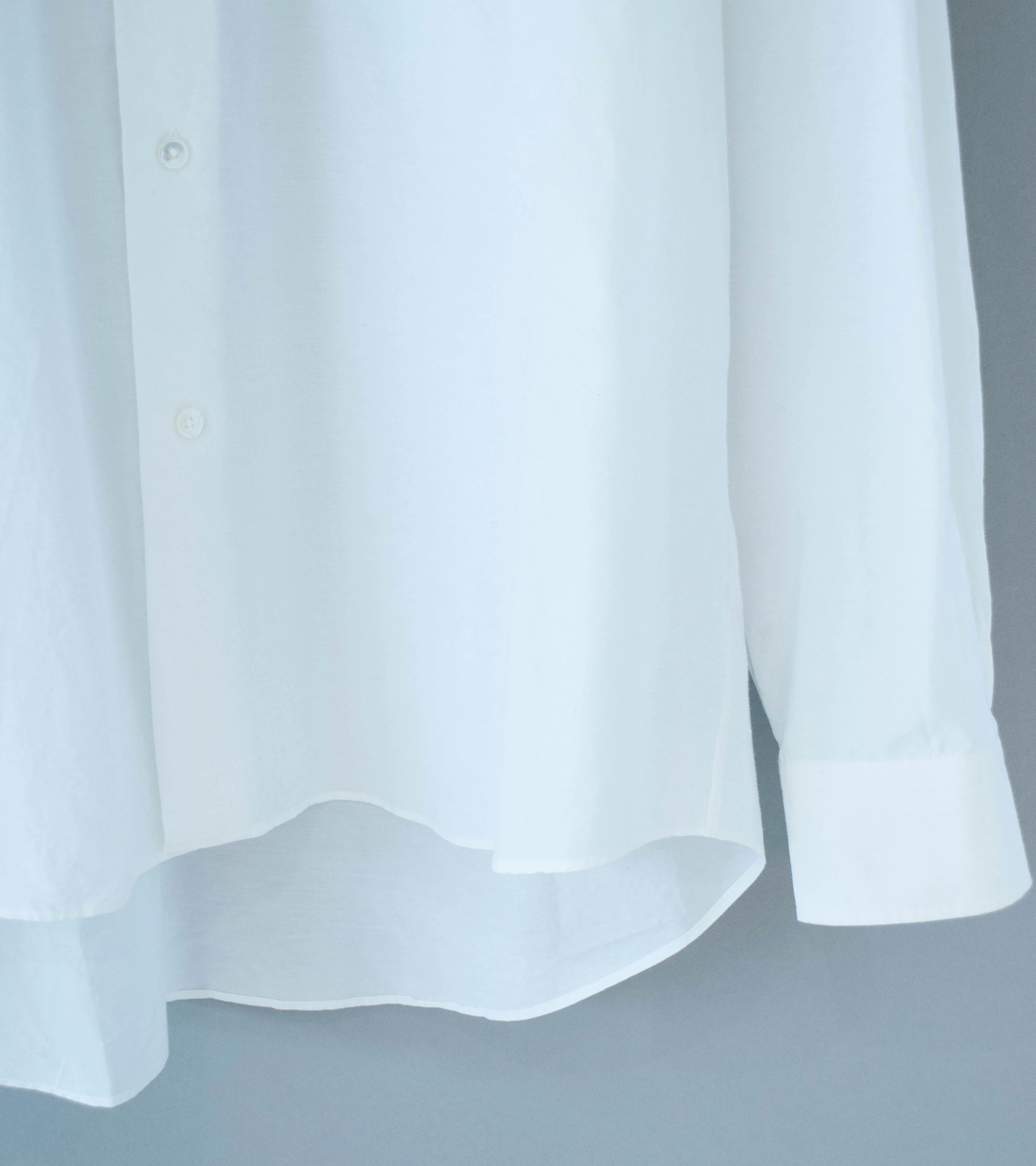 Bauth 'Cotton Silk Broad Shirt' (Off White) - Image 4