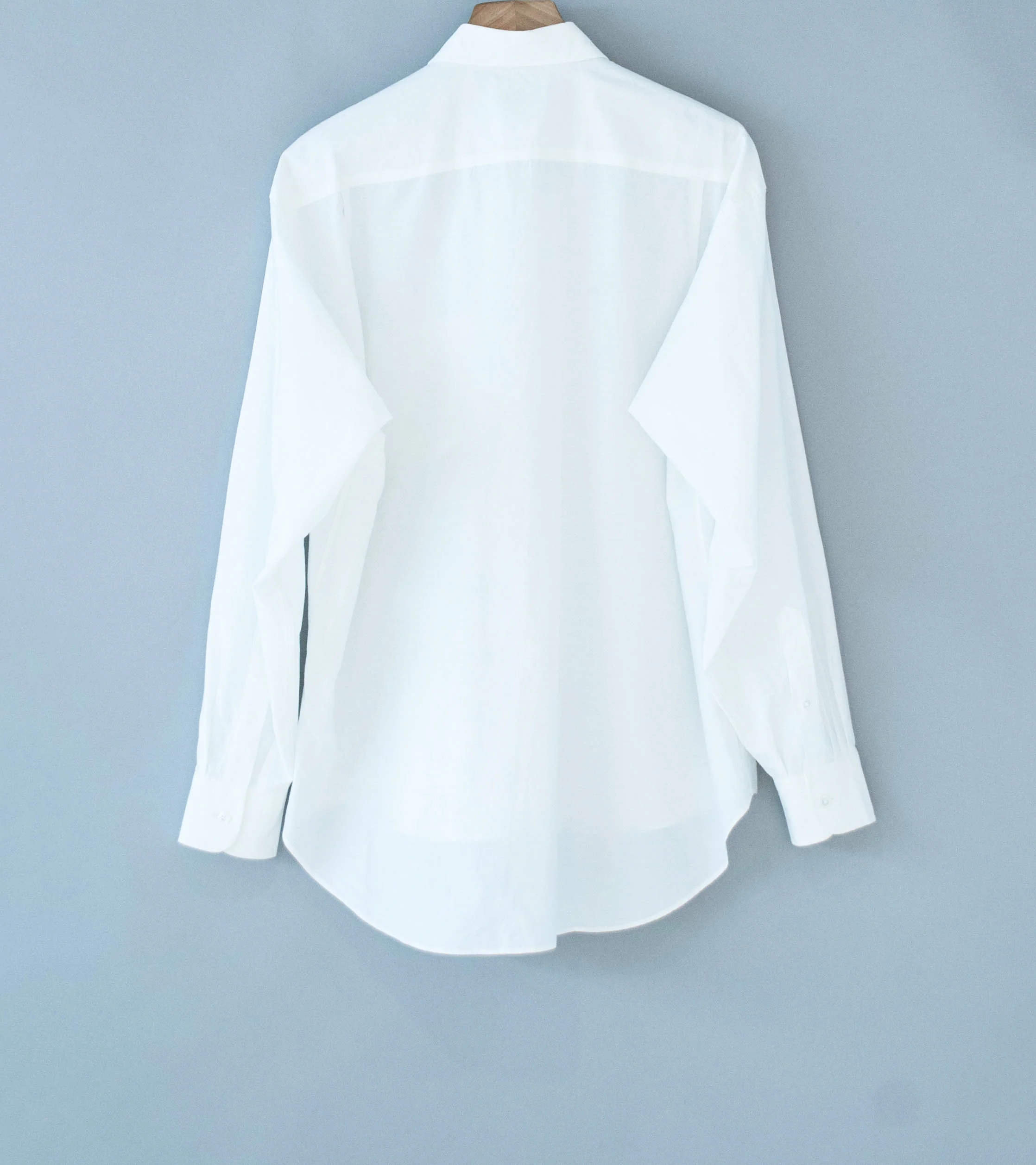 Bauth 'Cotton Silk Broad Shirt' (Off White) - Image 7