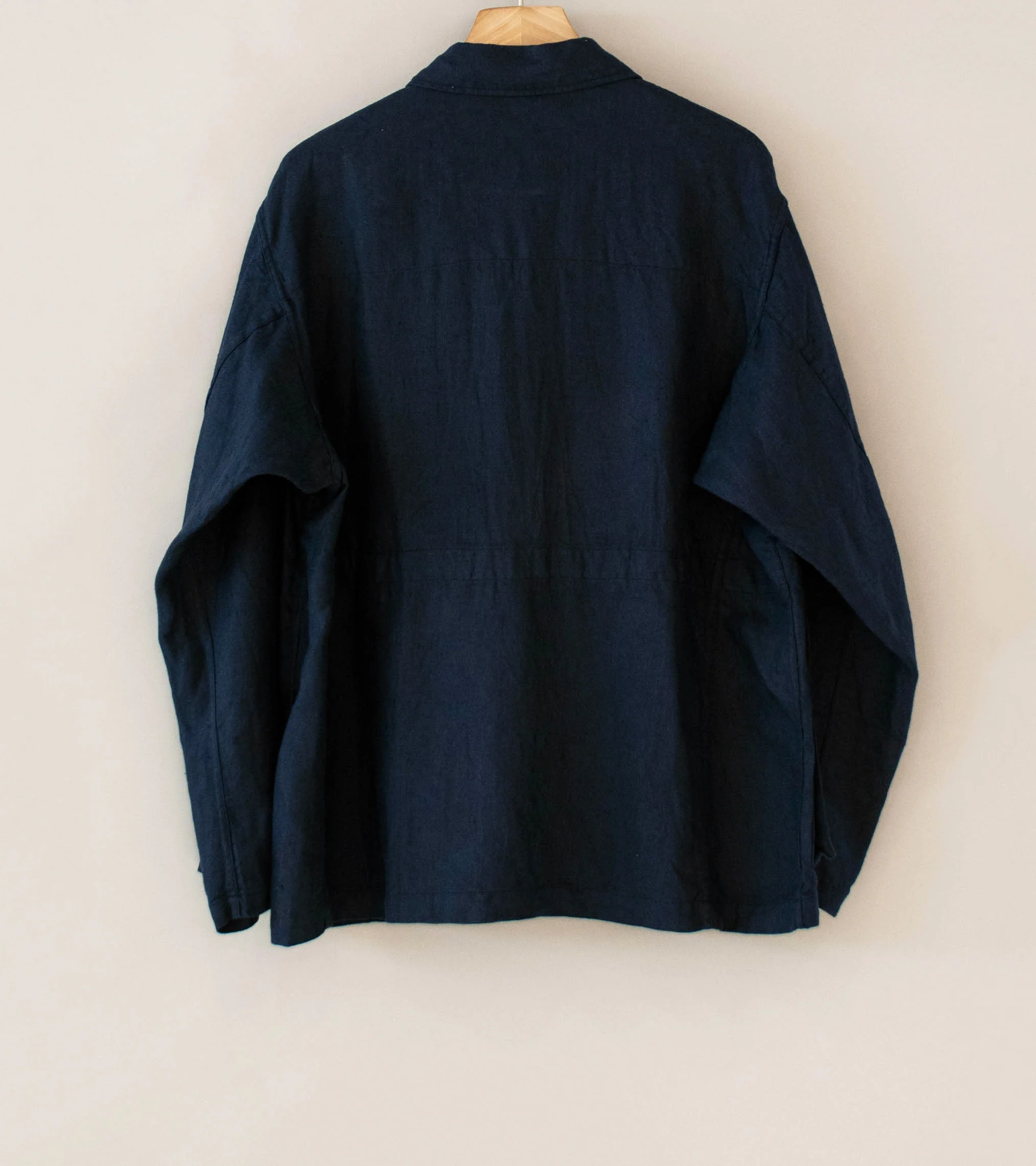 Bauth 'Linen Military Jacket' (Navy) - Image 9