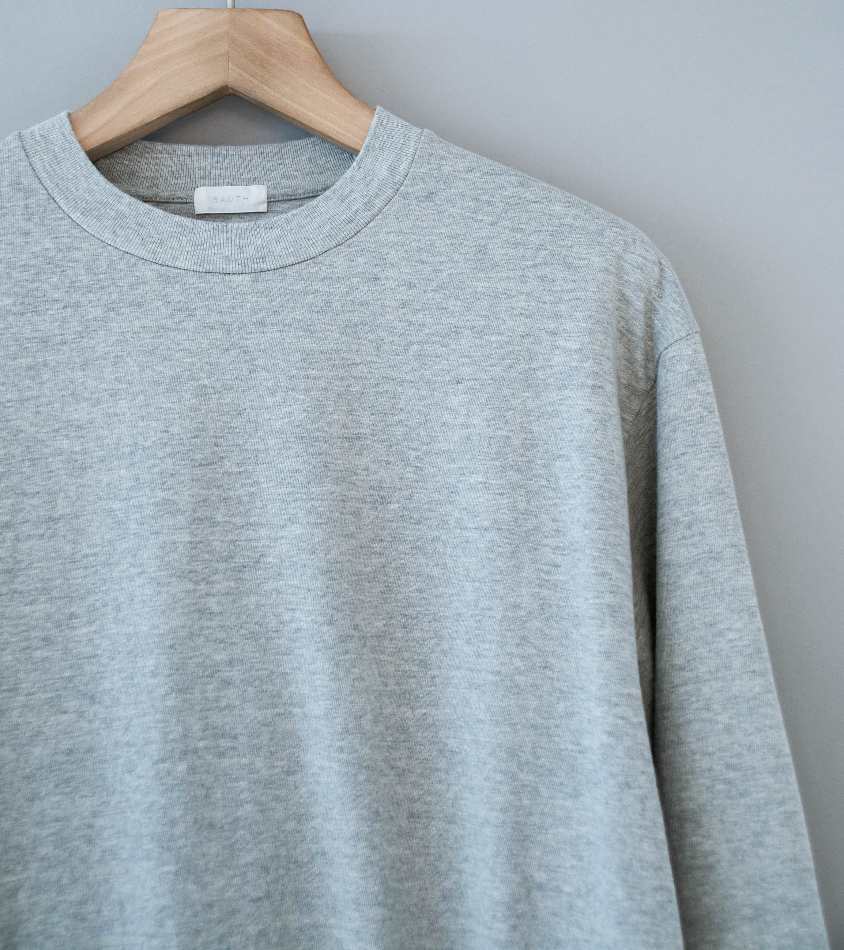 Bauth 'Plainstitch Pullover' (Light Grey) - Image 2