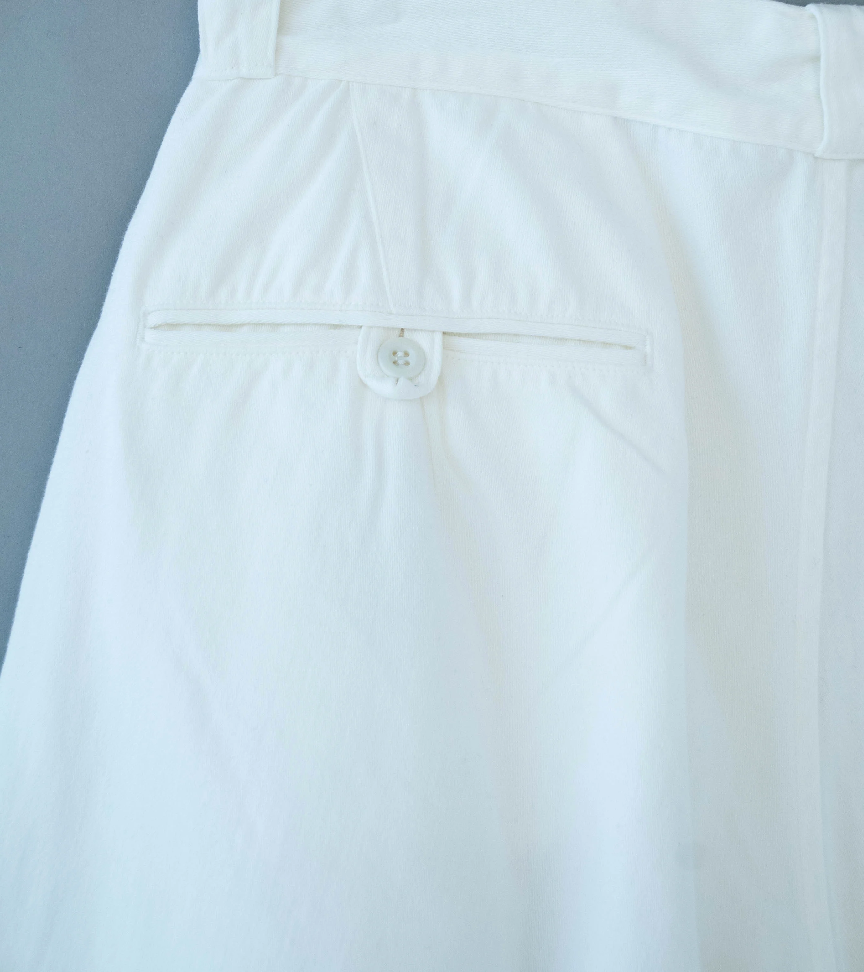Bauth 'Satin Military Pants' (Off White) - Image 6