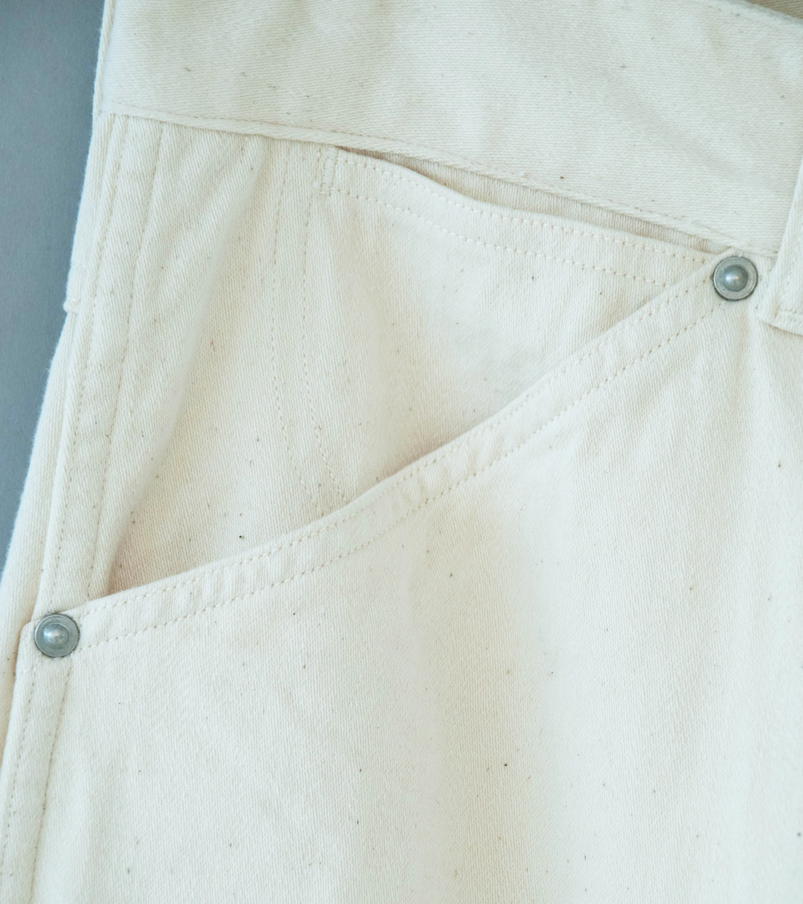 Bauth 'Satin Painter Pants' (Ecru) - Image 3