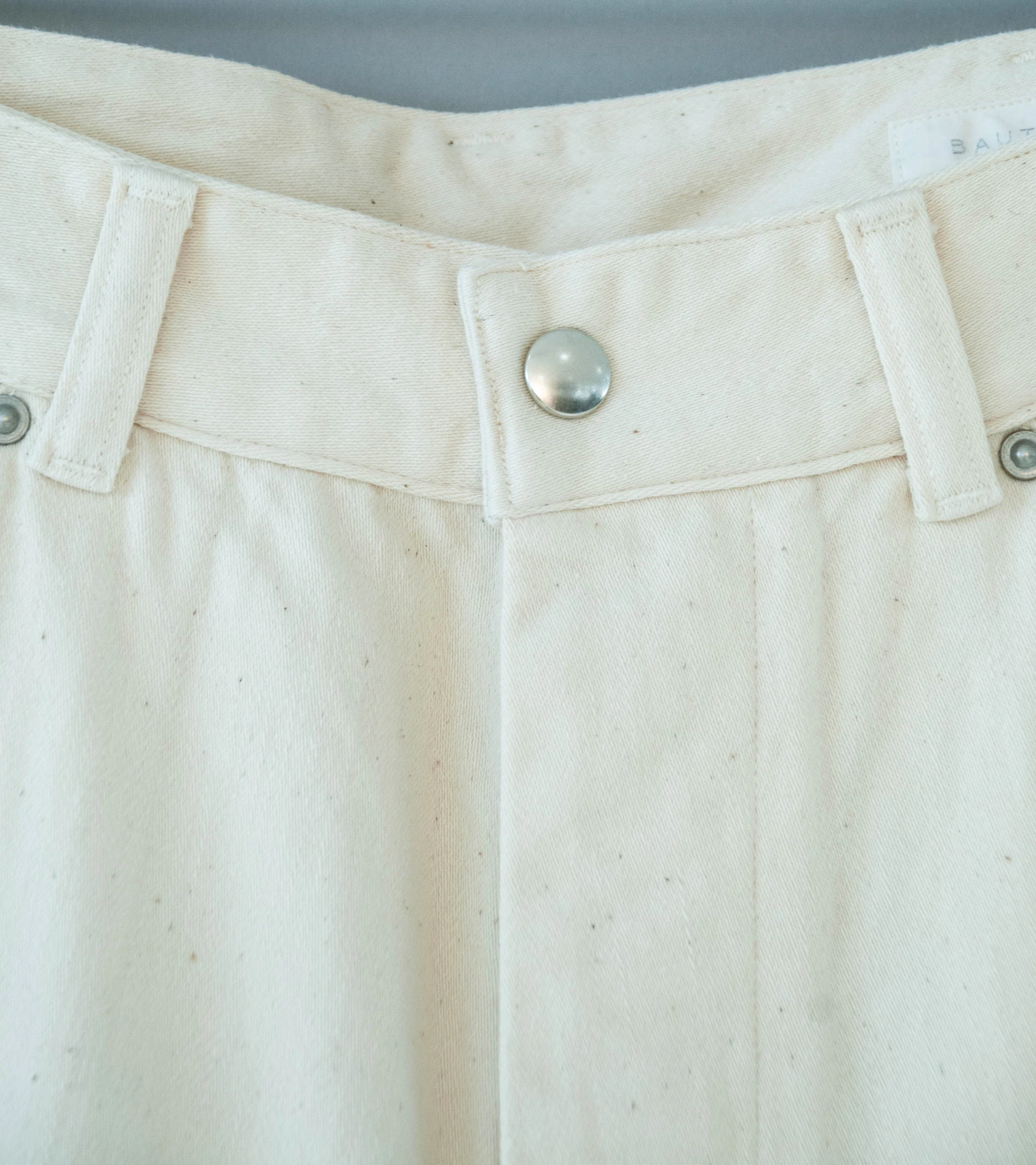 Bauth 'Satin Painter Pants' (Ecru) - Image 4