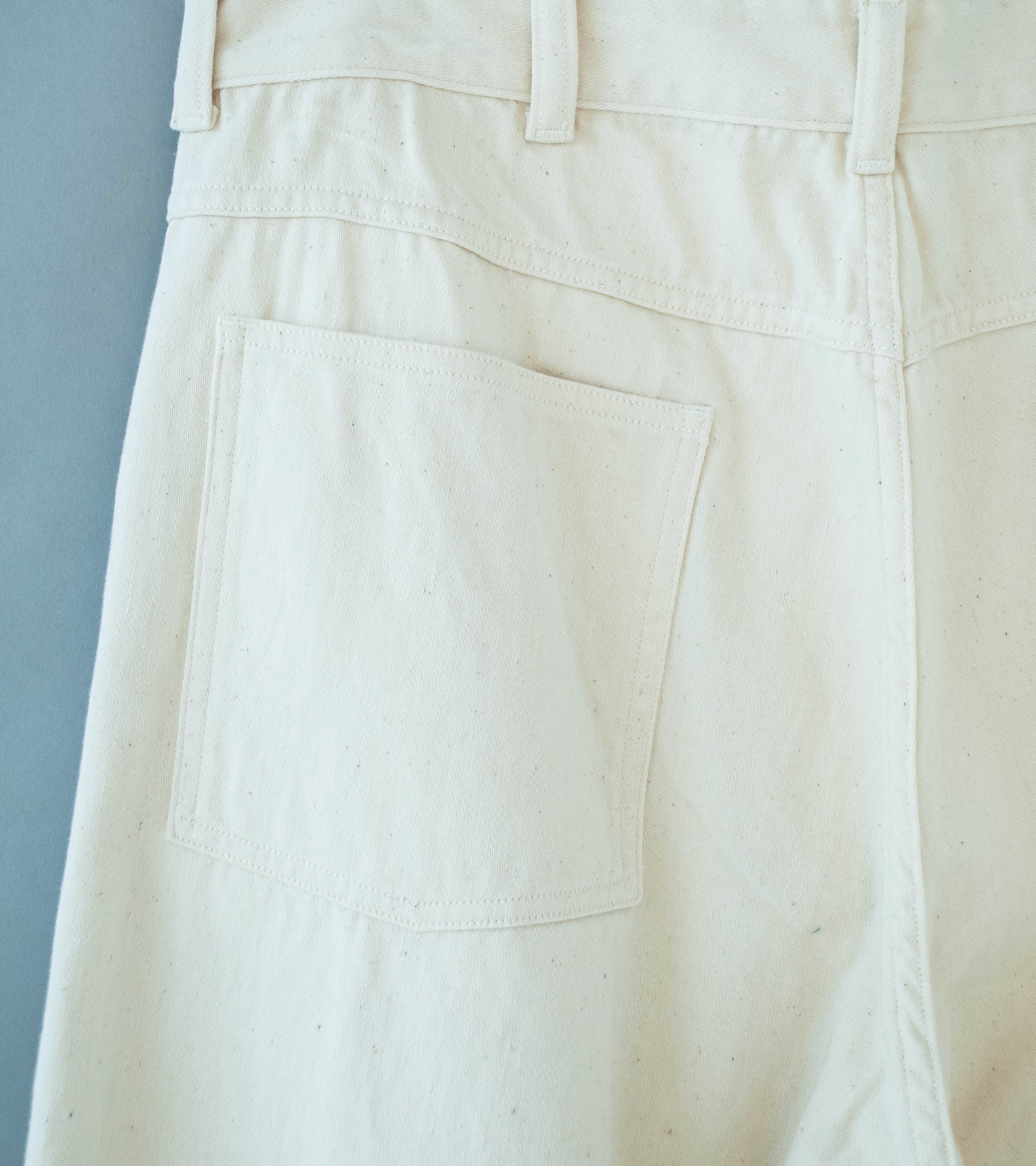 Bauth 'Satin Painter Pants' (Ecru) - Image 6