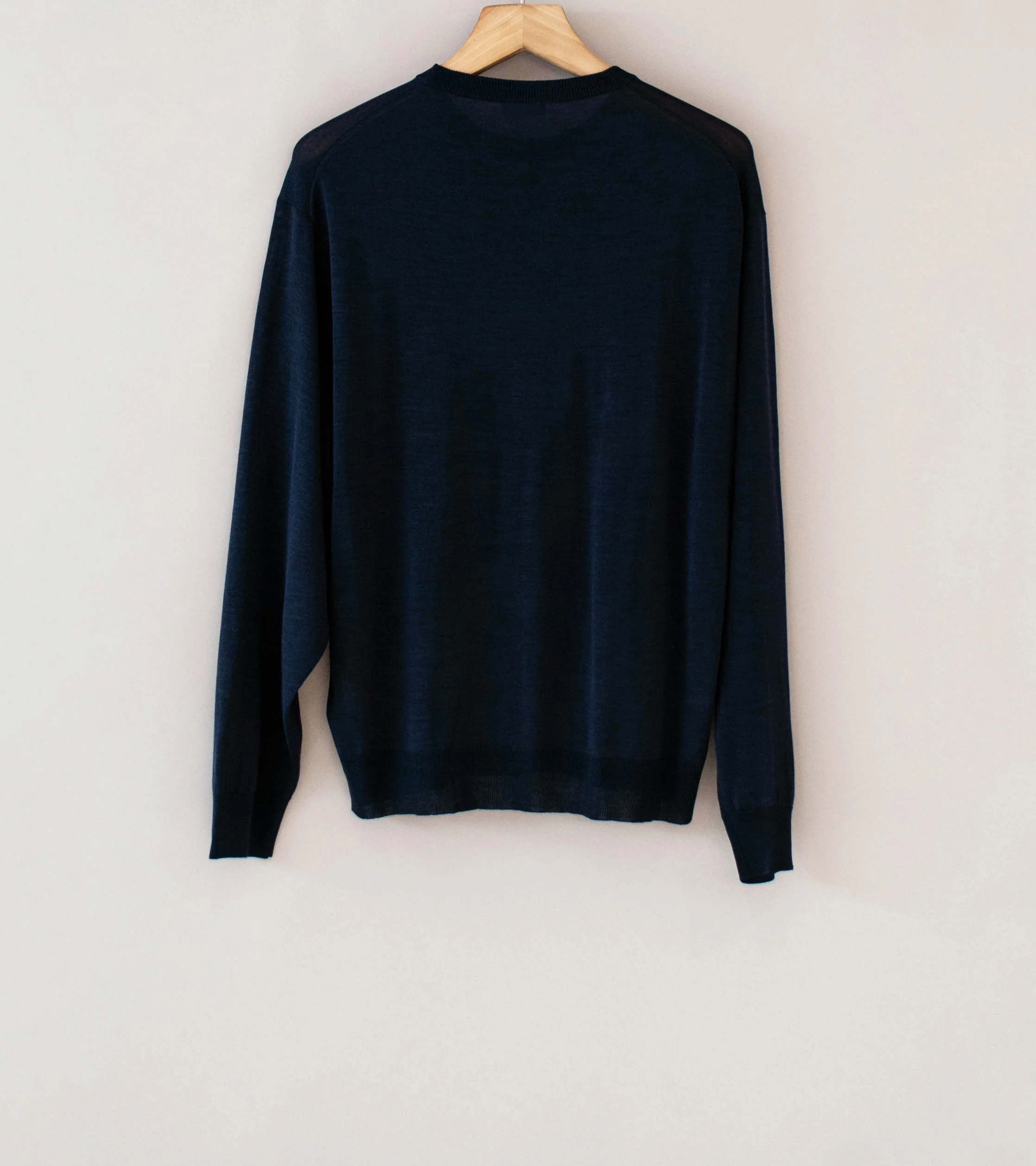 Bauth 'Silk Wool Knit' (Navy) - Image 6