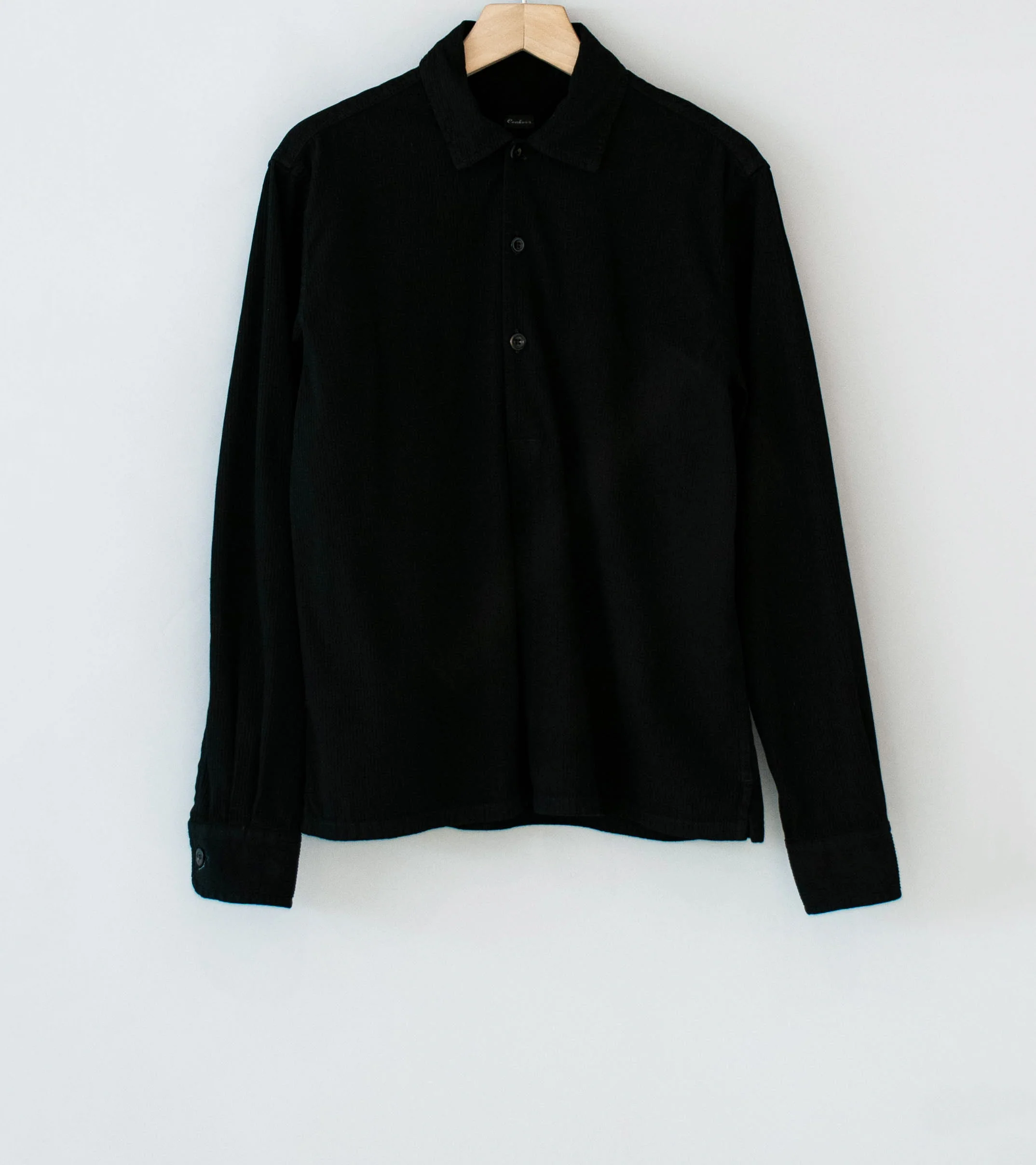 Conkers 'Night Shirt' (OD Black Striped Cotton)