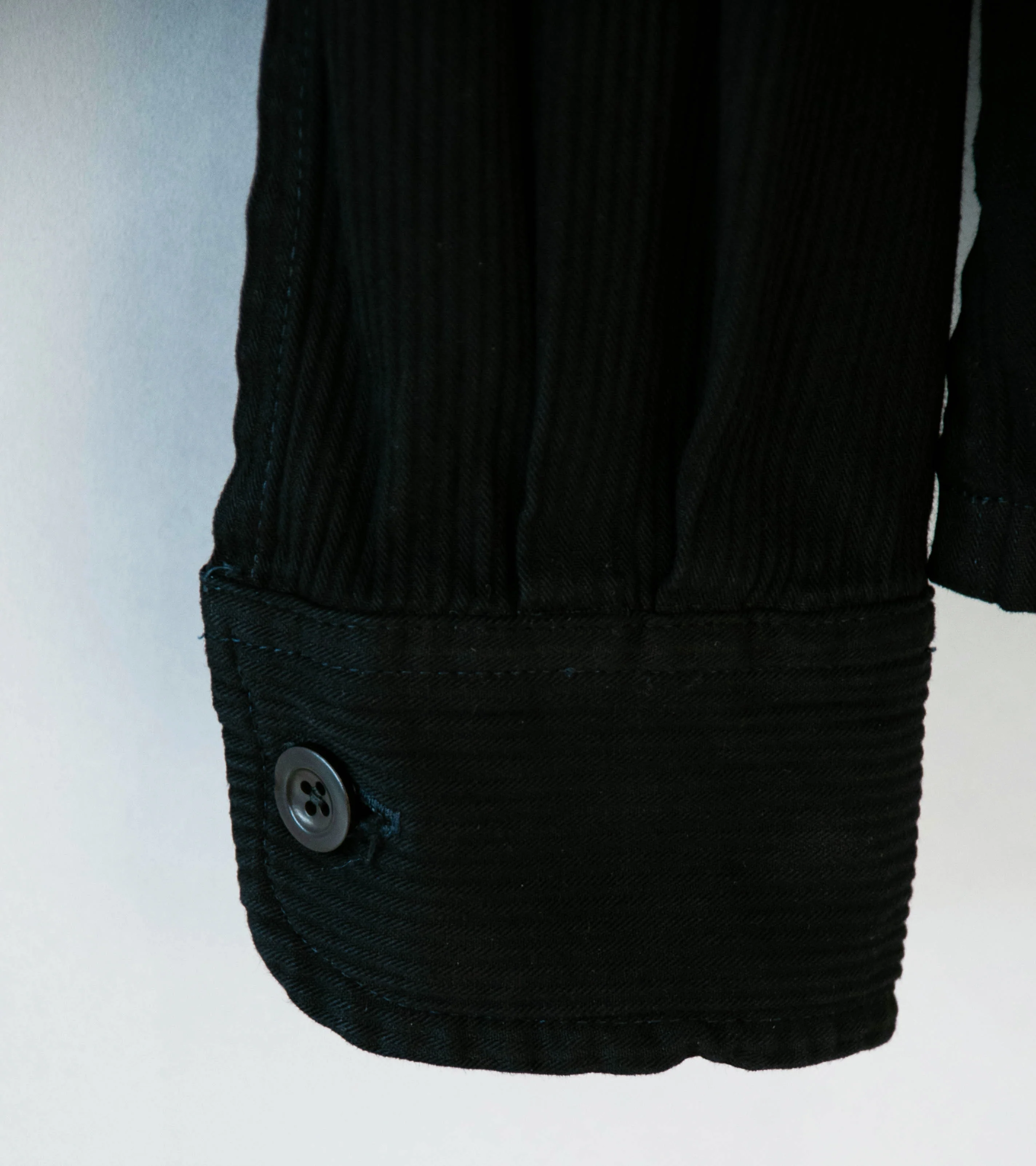 Conkers 'Night Shirt' (OD Black Striped Cotton) - Image 5