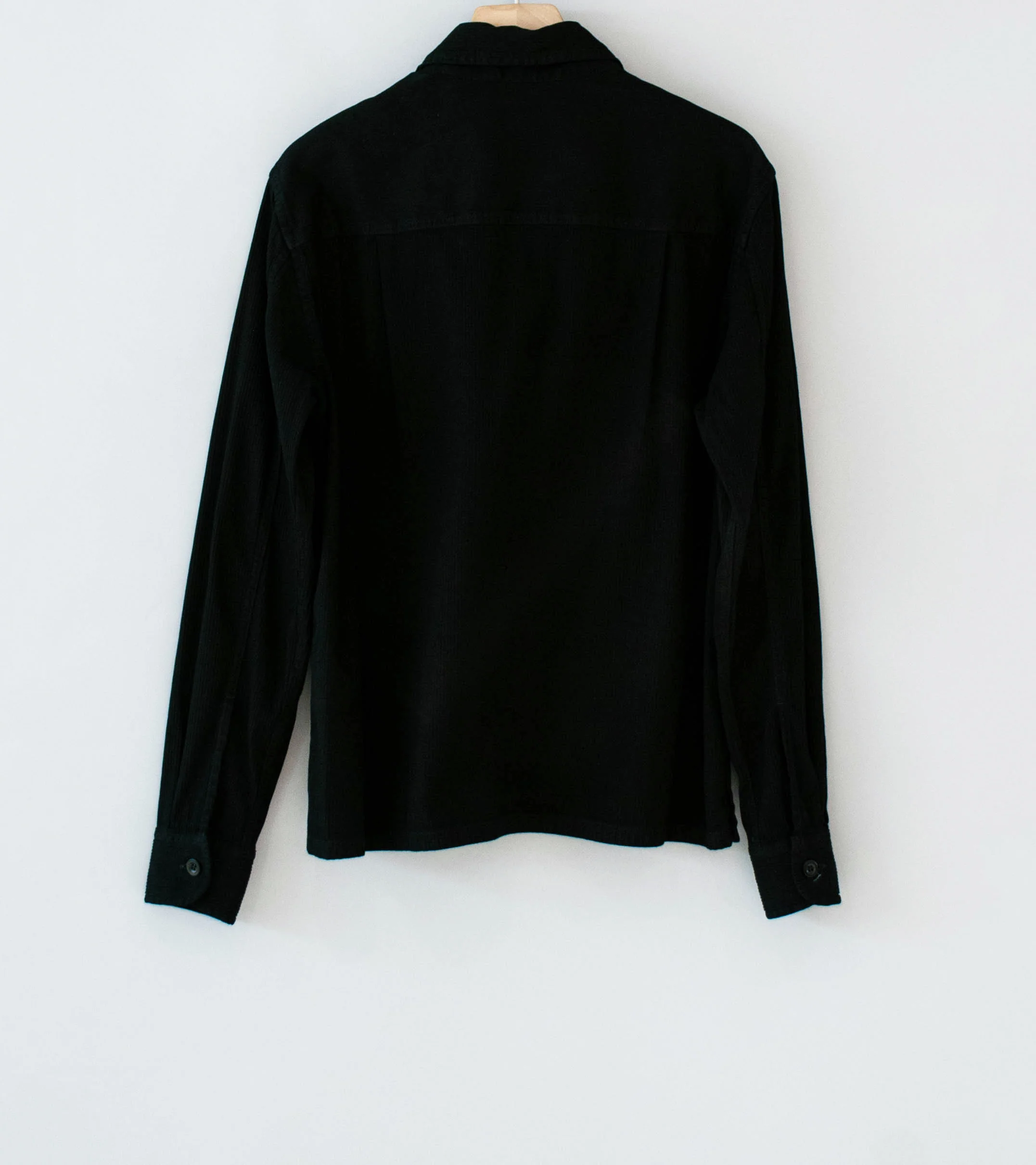 Conkers 'Night Shirt' (OD Black Striped Cotton) - Image 8