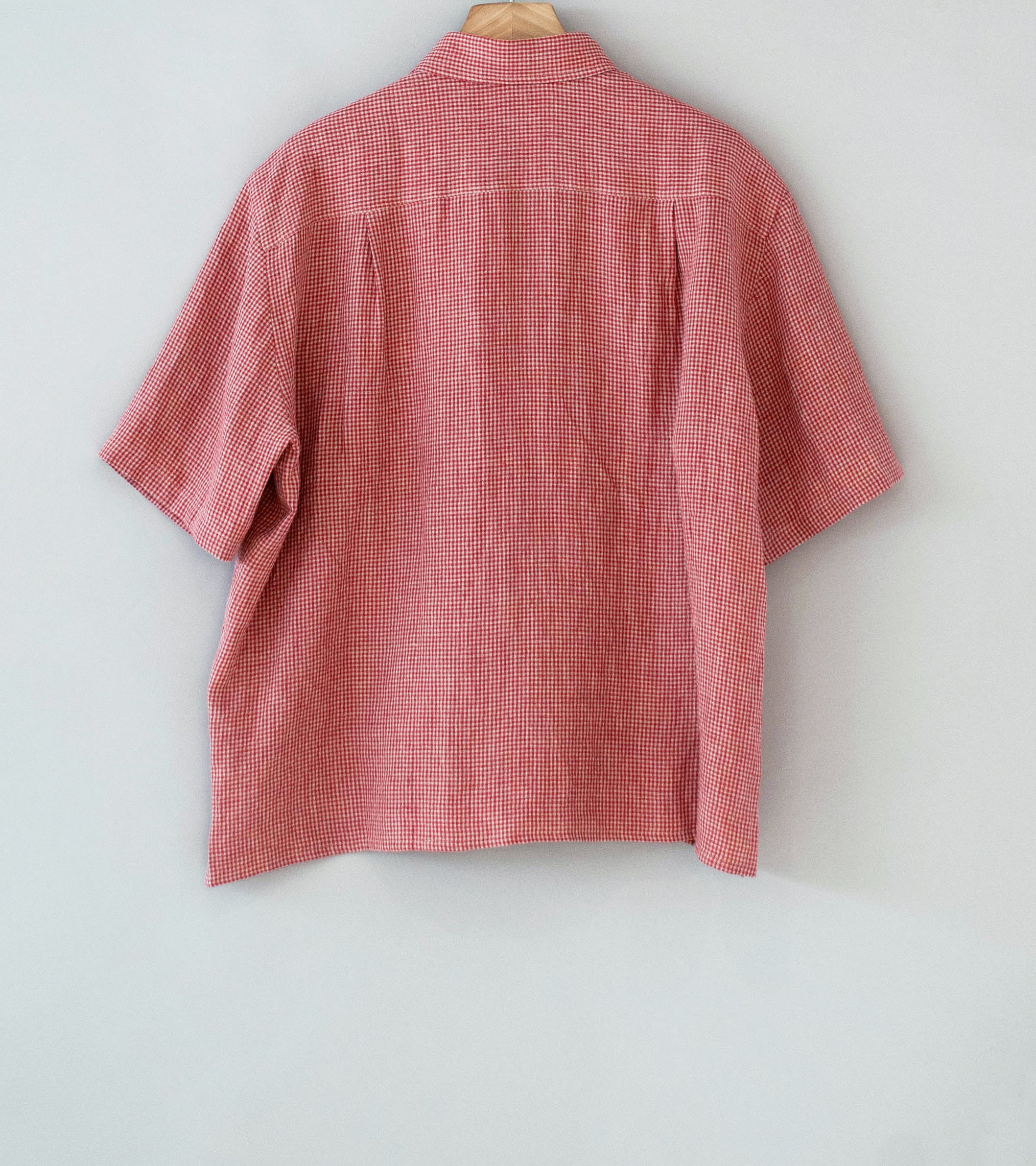 Conkers 'Short Sleeve Relaxed Farmer Shirt' (Redden Irish Linen) - Image 6