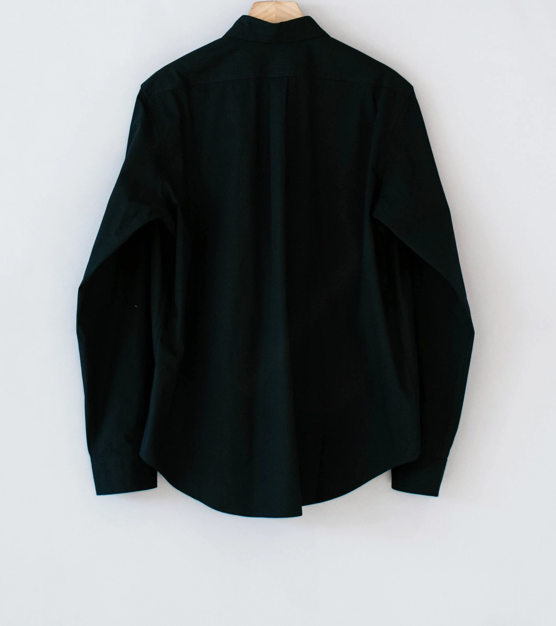 Conkers 'Sunday Shirt' (Black Cotton Poplin) - Image 7