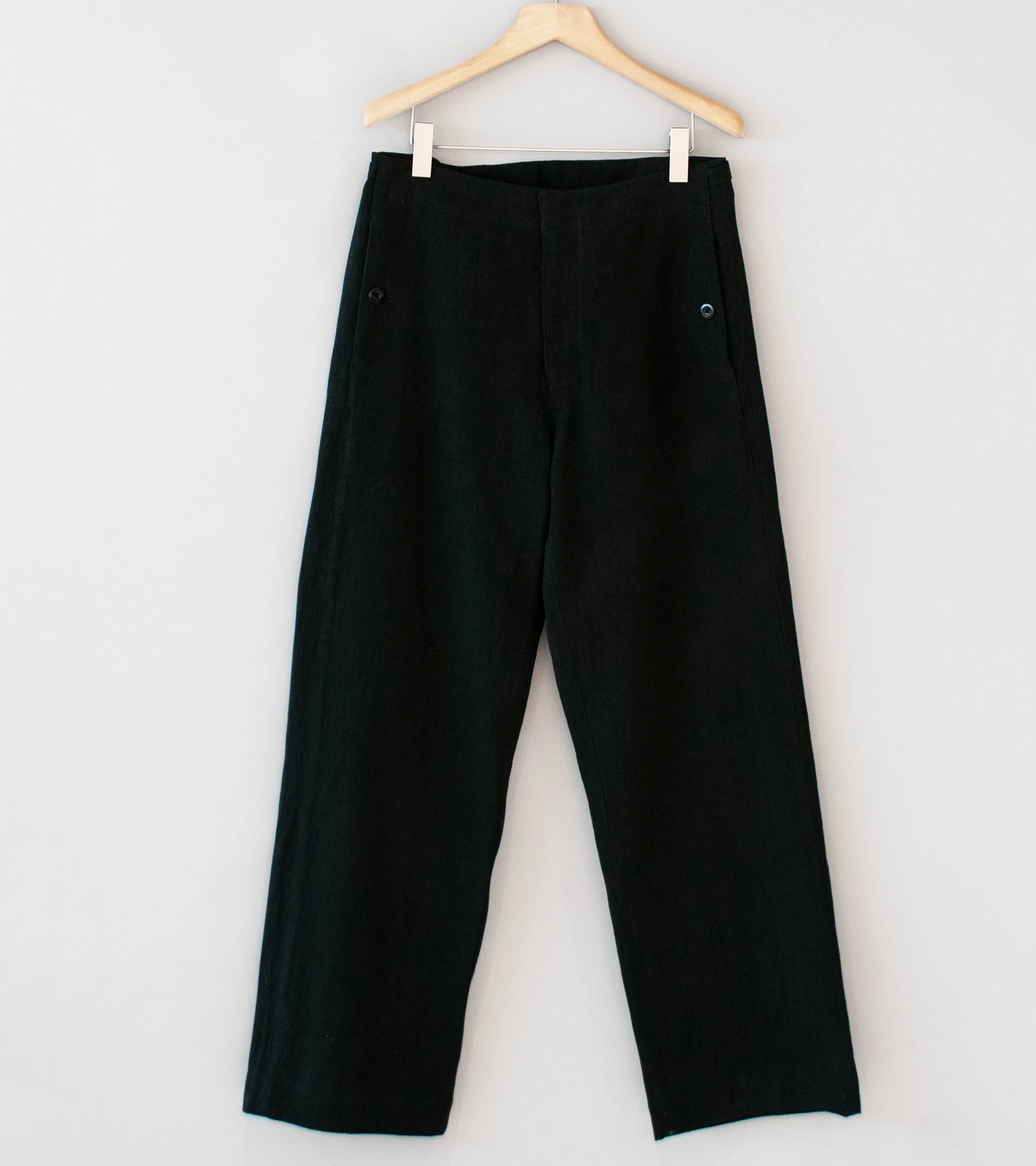 Conkers 'Tavern Trouser' (Charcoal Ramie Cotton)