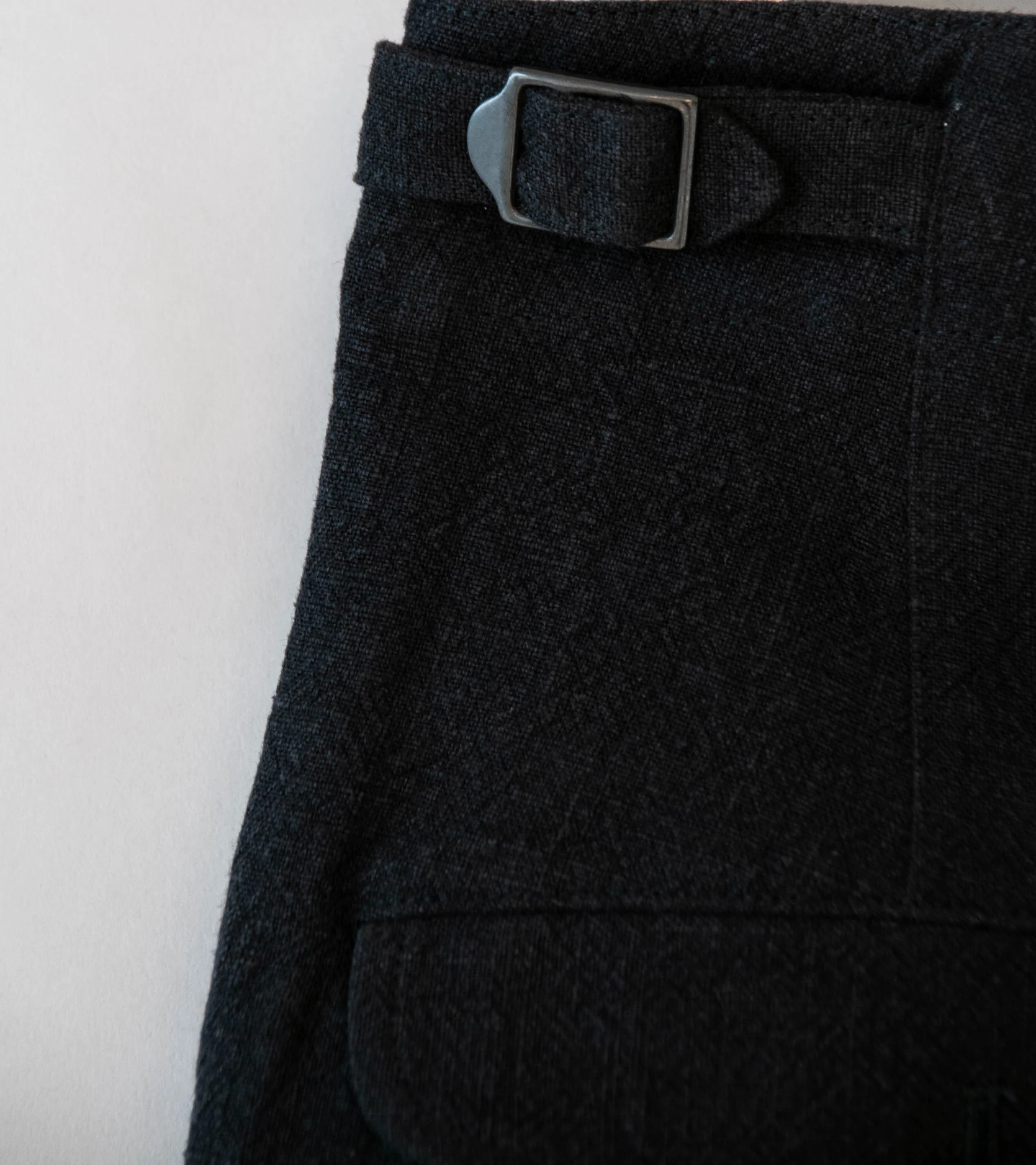 Conkers 'Tavern Trouser' (Charcoal Ramie Cotton) - Image 6