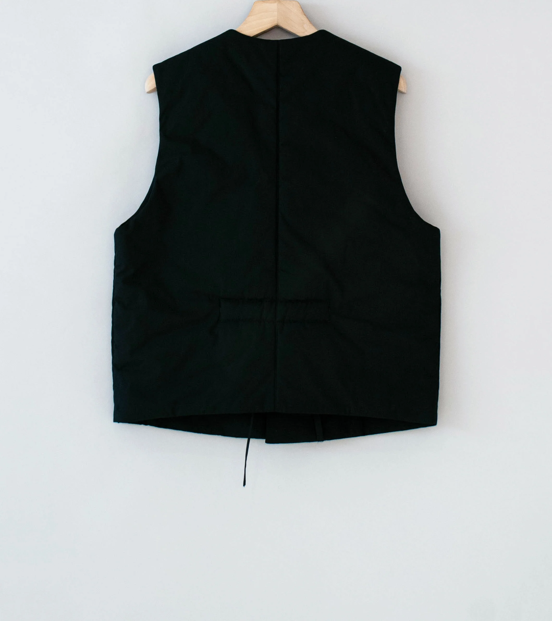 Conkers 'Wadded Waistcoat' (Black Cotton Poplin) - Image 6