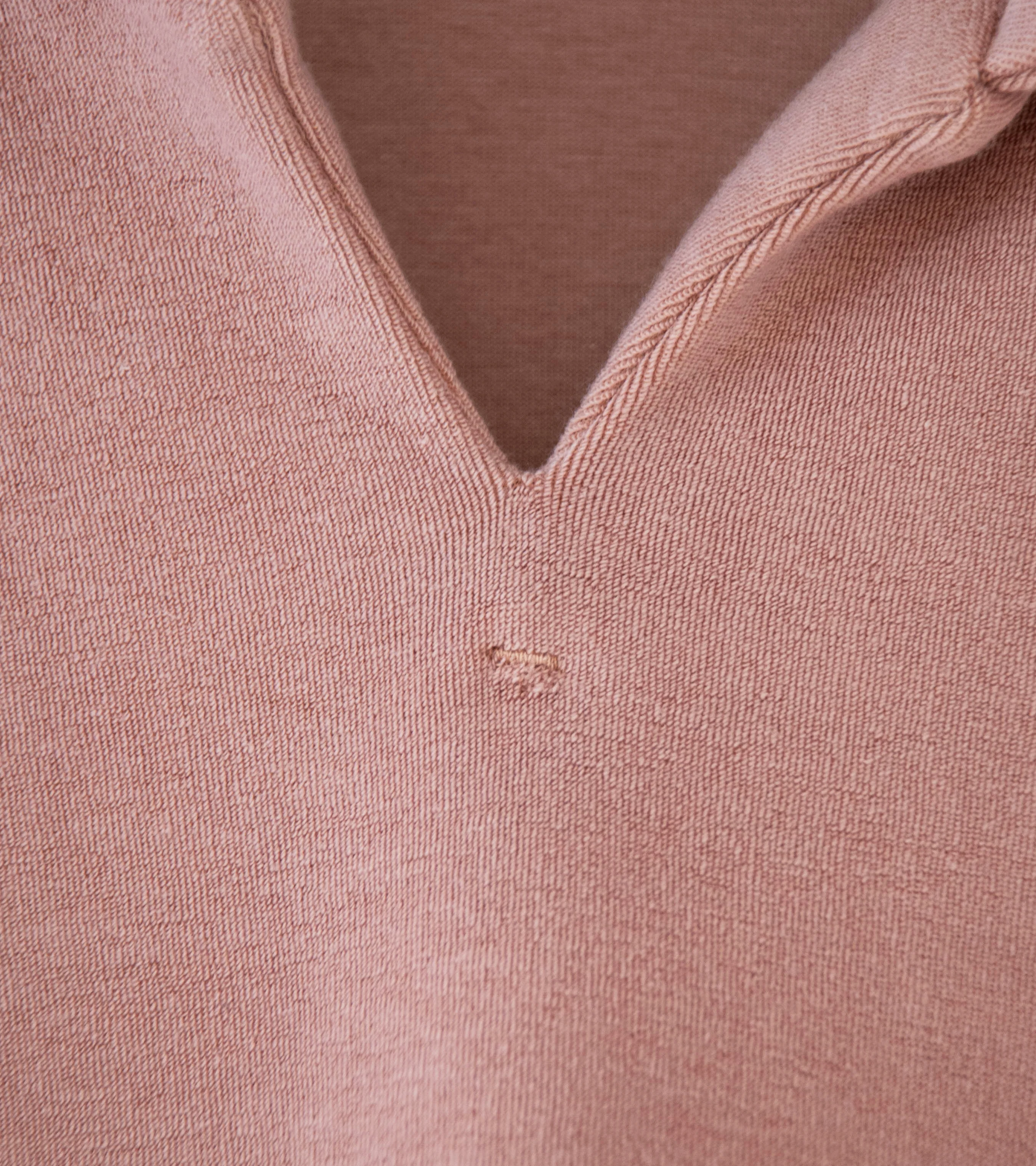 DERRICK 'Bankside Top' (Ash Pink Near Velvet Towelling) - Image 6