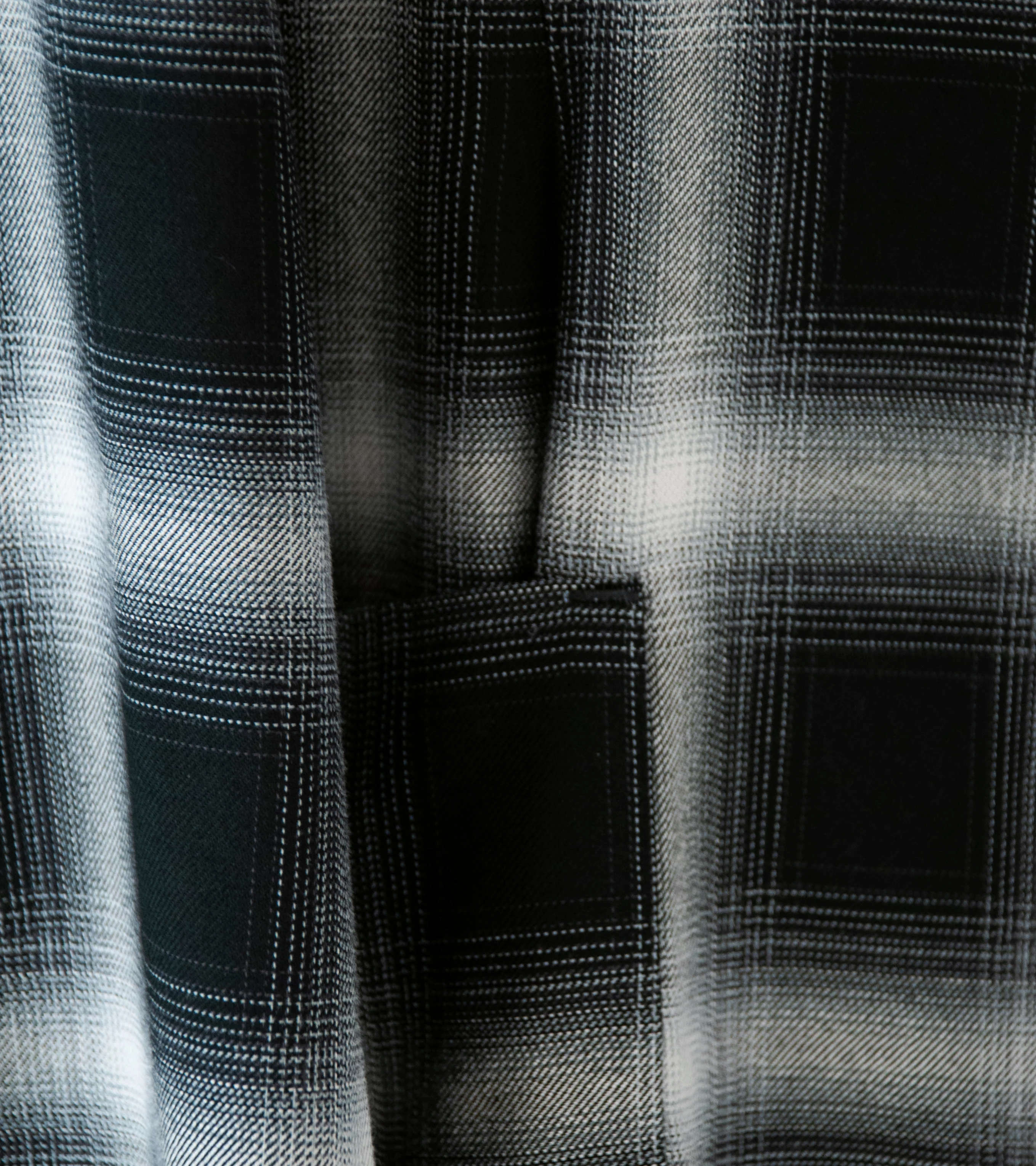 DERRICK 'Company SB Jacket' (Black Grey Pyjama Viscose Shadow Check) - Image 4