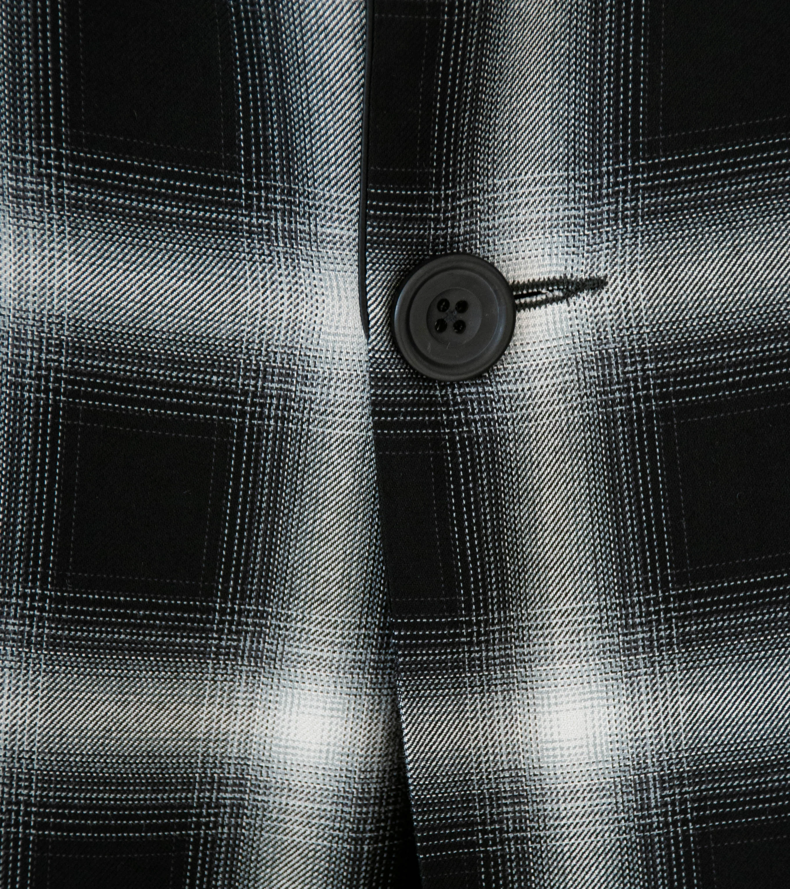 DERRICK 'Company SB Jacket' (Black Grey Pyjama Viscose Shadow Check) - Image 5