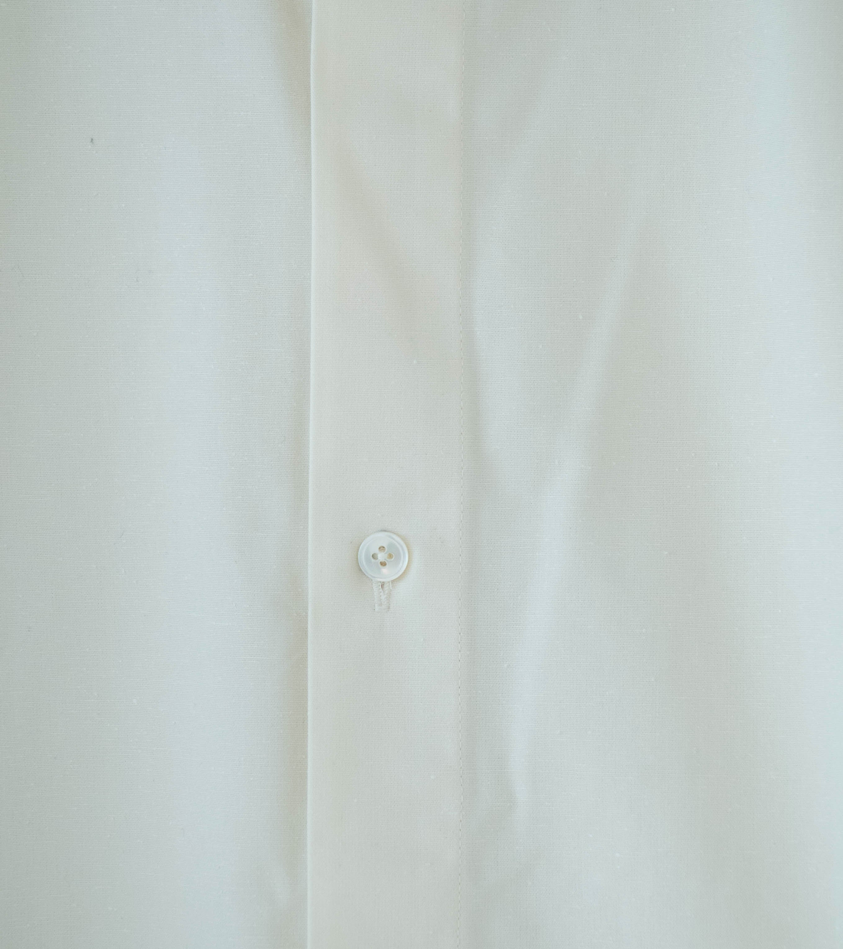 DERRICK 'Relay Shirt' (Ivory Cotton Silk Slubbed Weathercloth) - Image 8