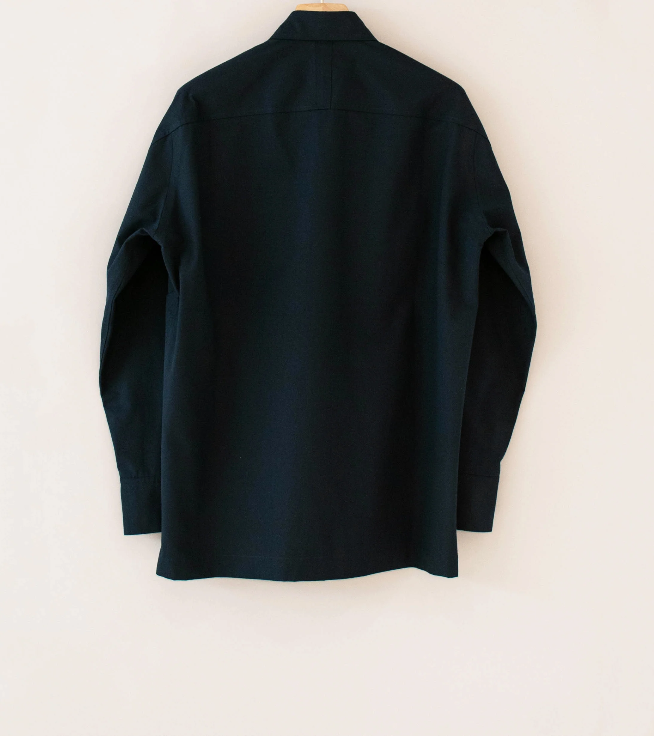 DERRICK 'Relay Shirt' (Studio Blue Cotton Silk Slubbed Weathercloth) - Image 7