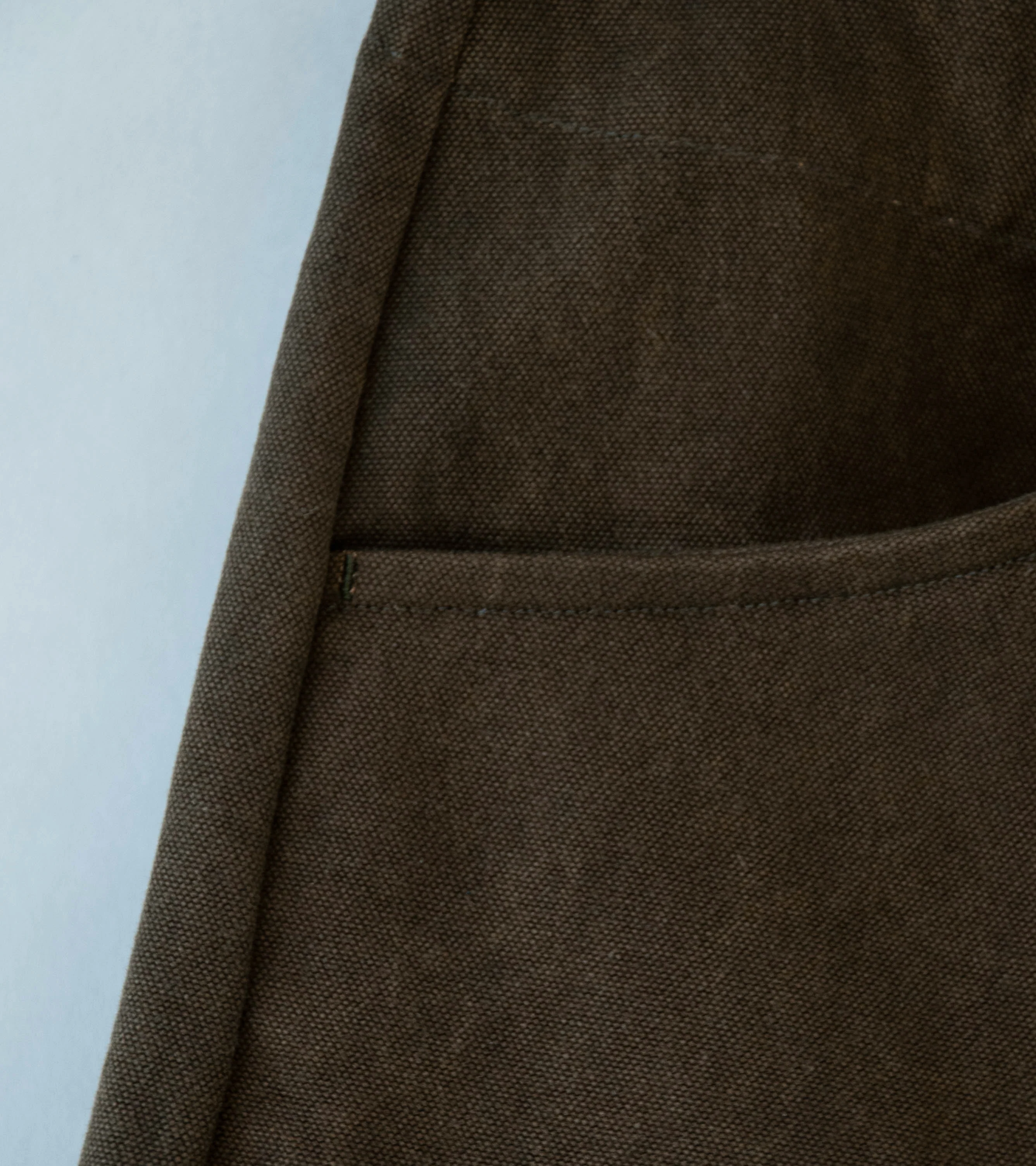 Evan Kinori 'Four Pocket Pant' (Dark Olive Sumi Ink Dye Cotton Washi Canvas) - Image 3