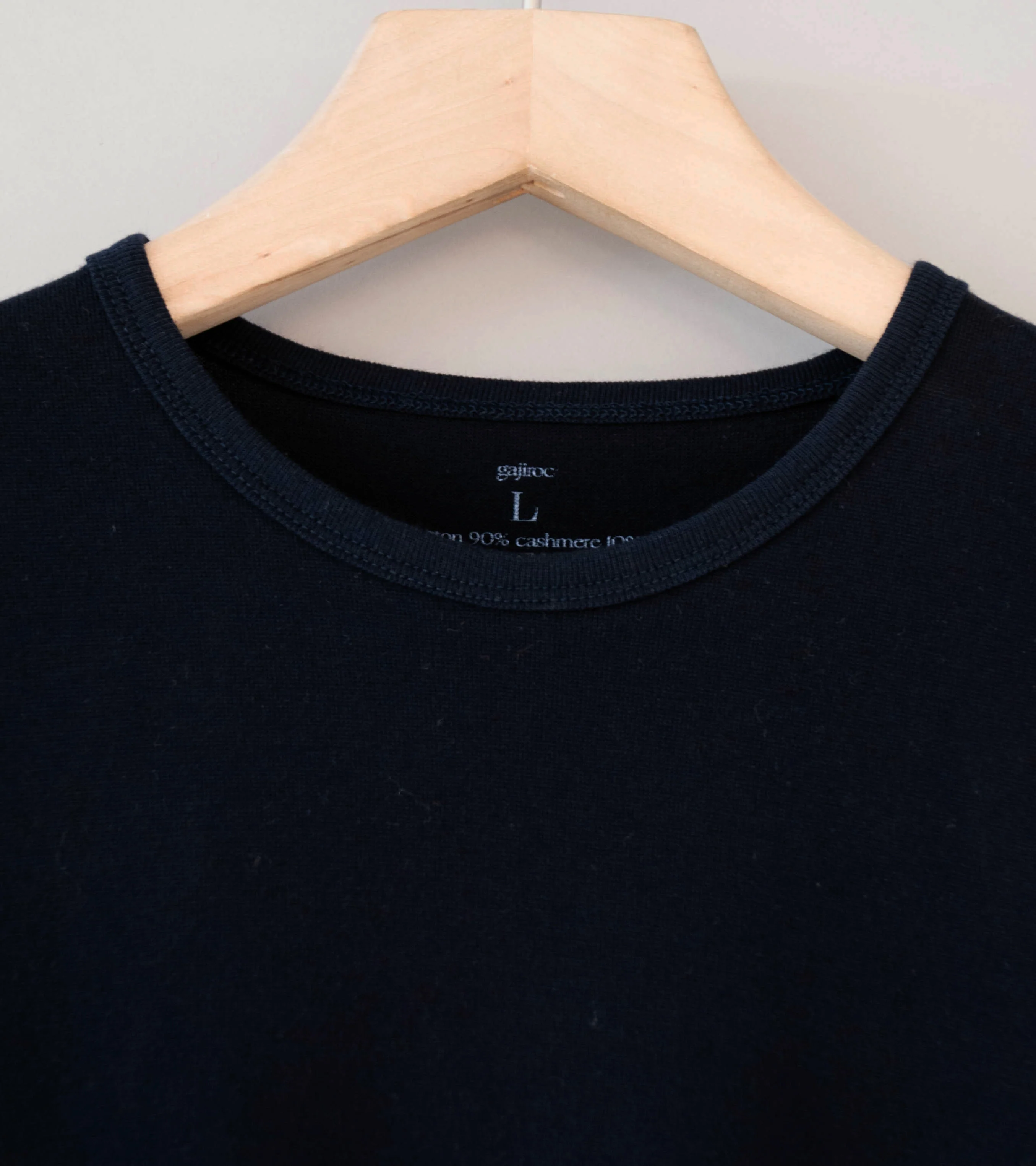 Gajiroc 'Cotton Cashmere T-Shirt' (Navy) - Image 3
