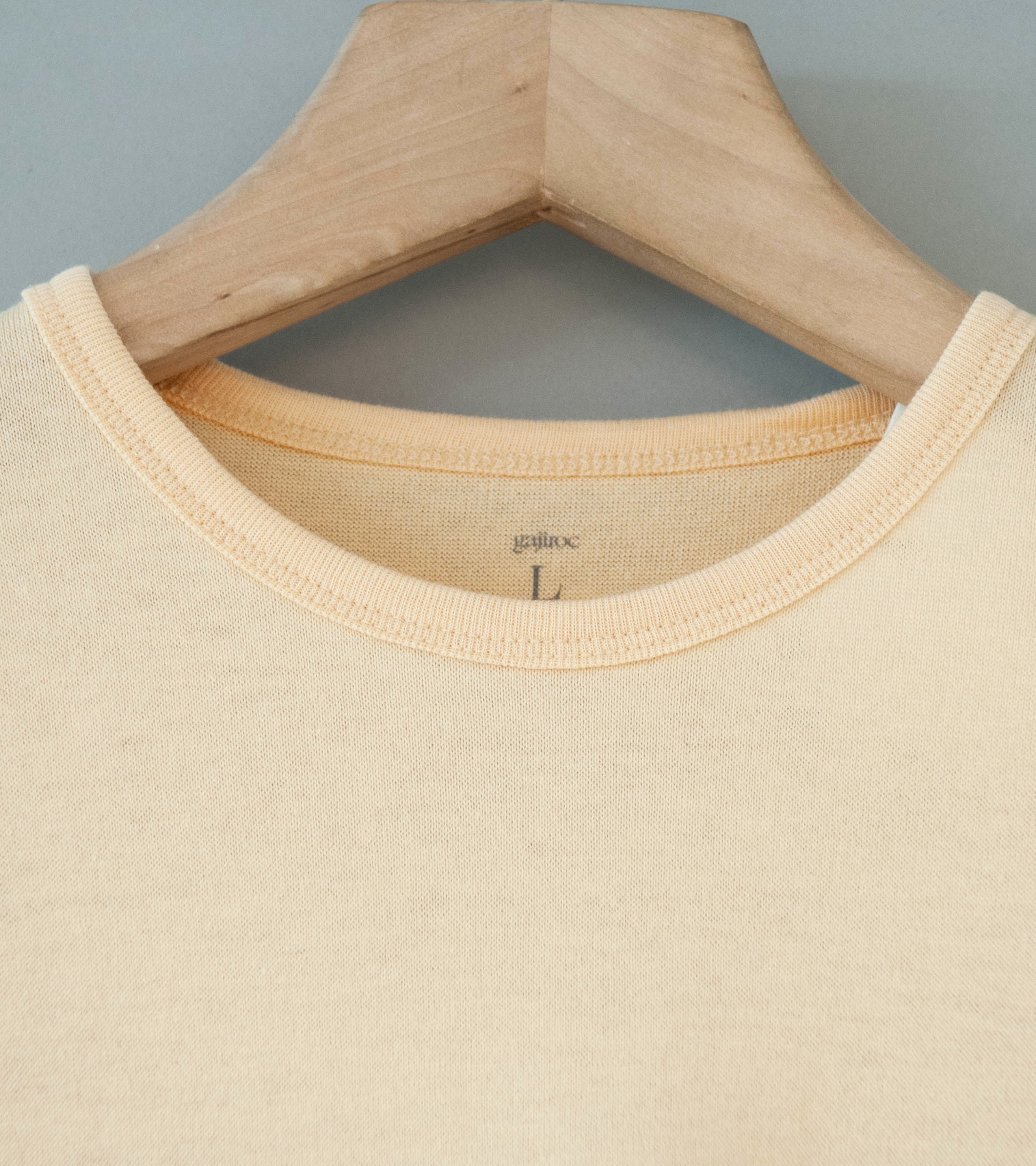 Gajiroc 'Cotton Cashmere T-Shirt' (Yellow) - Image 3