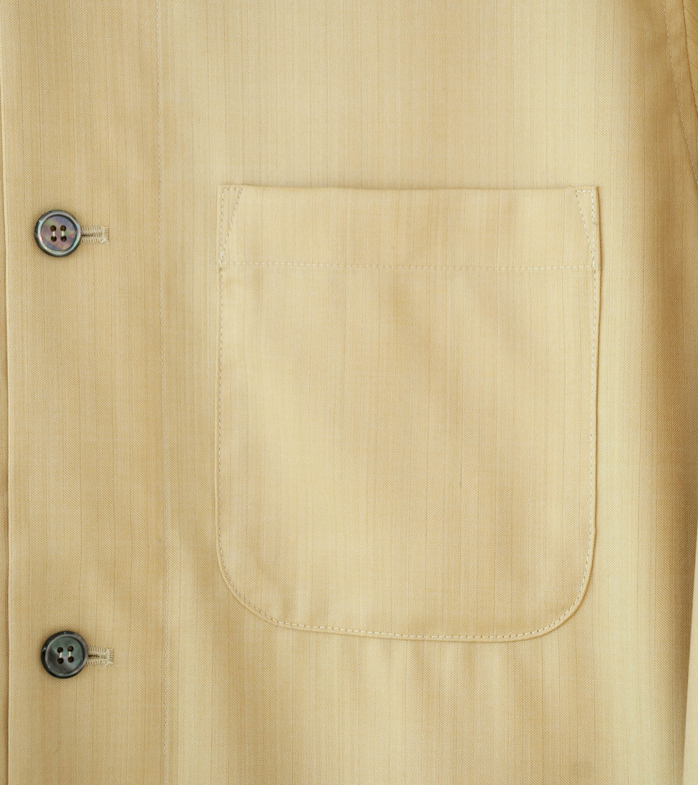 Gajiroc 'Wool Silk Three Pocket Shirt Jacket' (Yellow) - Image 3
