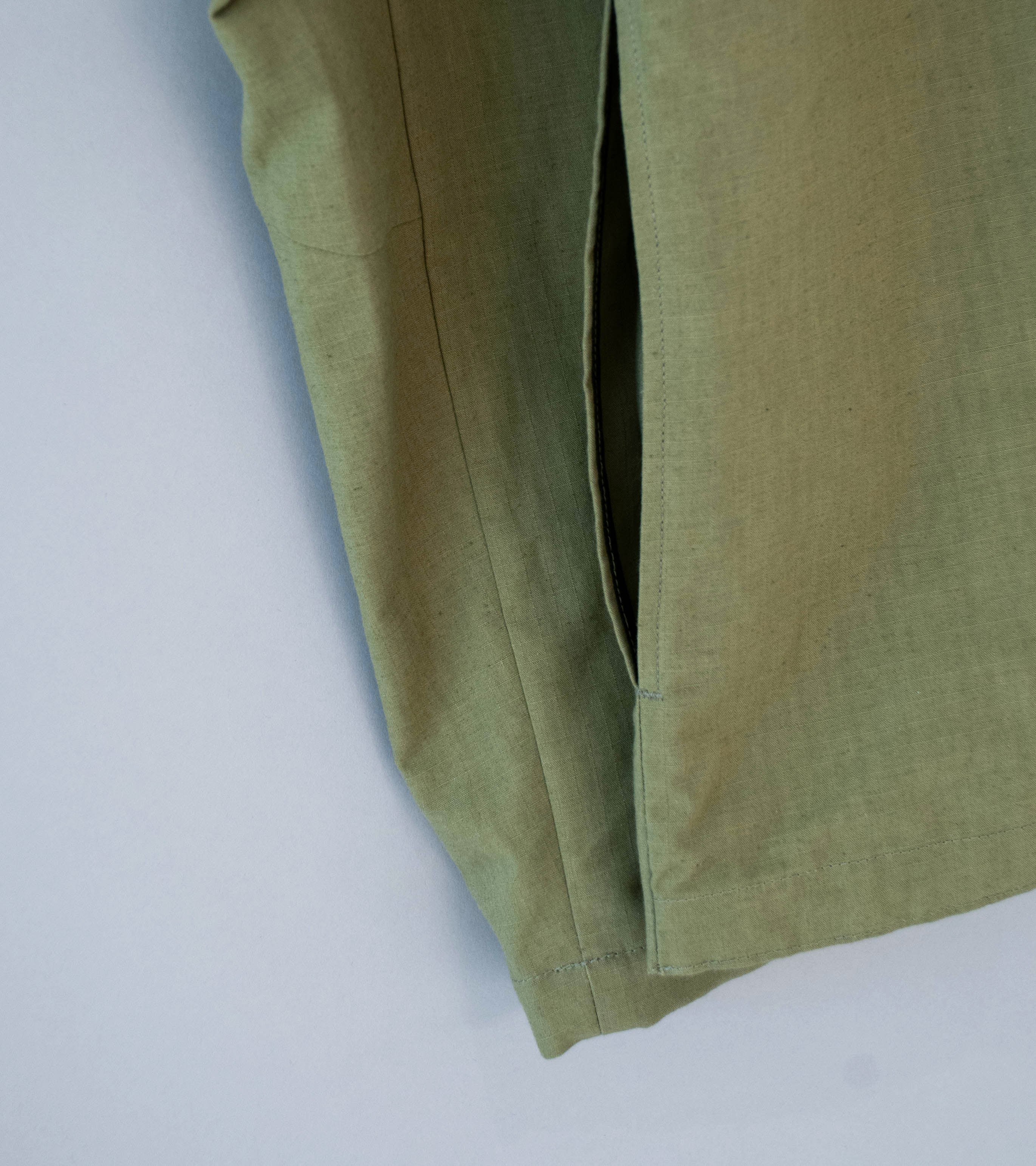 GILDA 'Jacket #1' (Olive Cotton Hemp Ripstop) - Image 10