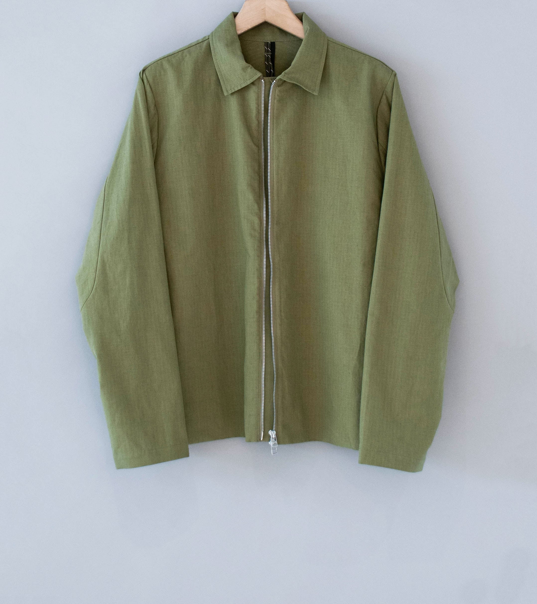 GILDA 'Jacket #1' (Olive Cotton Hemp Ripstop) - Image 2