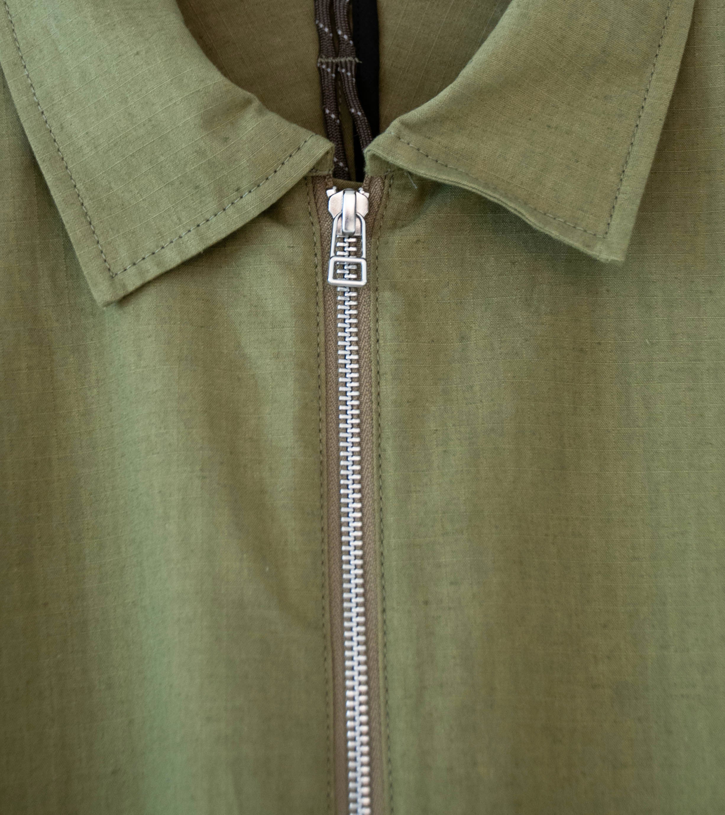 GILDA 'Jacket #1' (Olive Cotton Hemp Ripstop) - Image 8