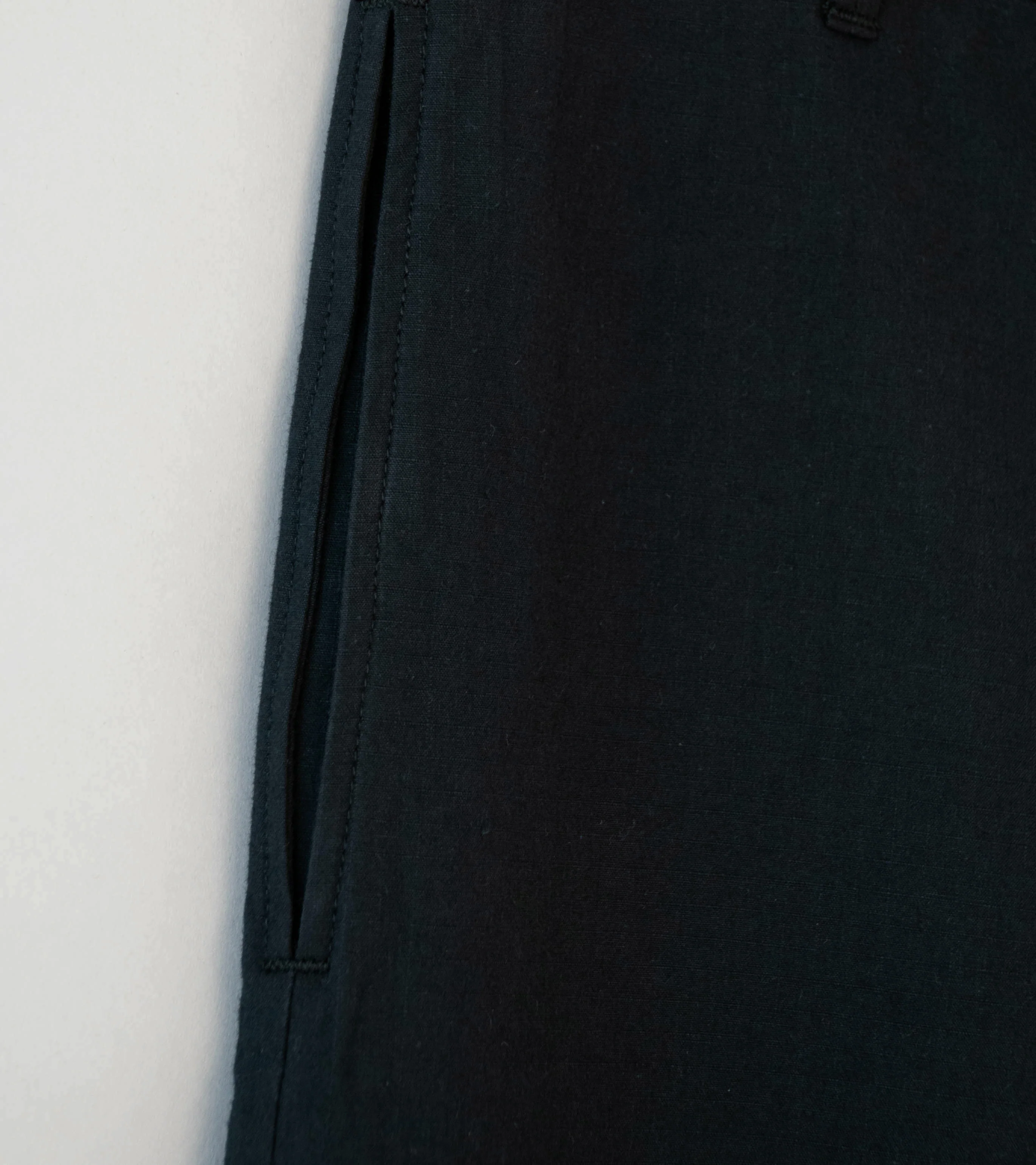GILDA 'Pant #1' (Black Cotton Hemp Ripstop) - Image 3