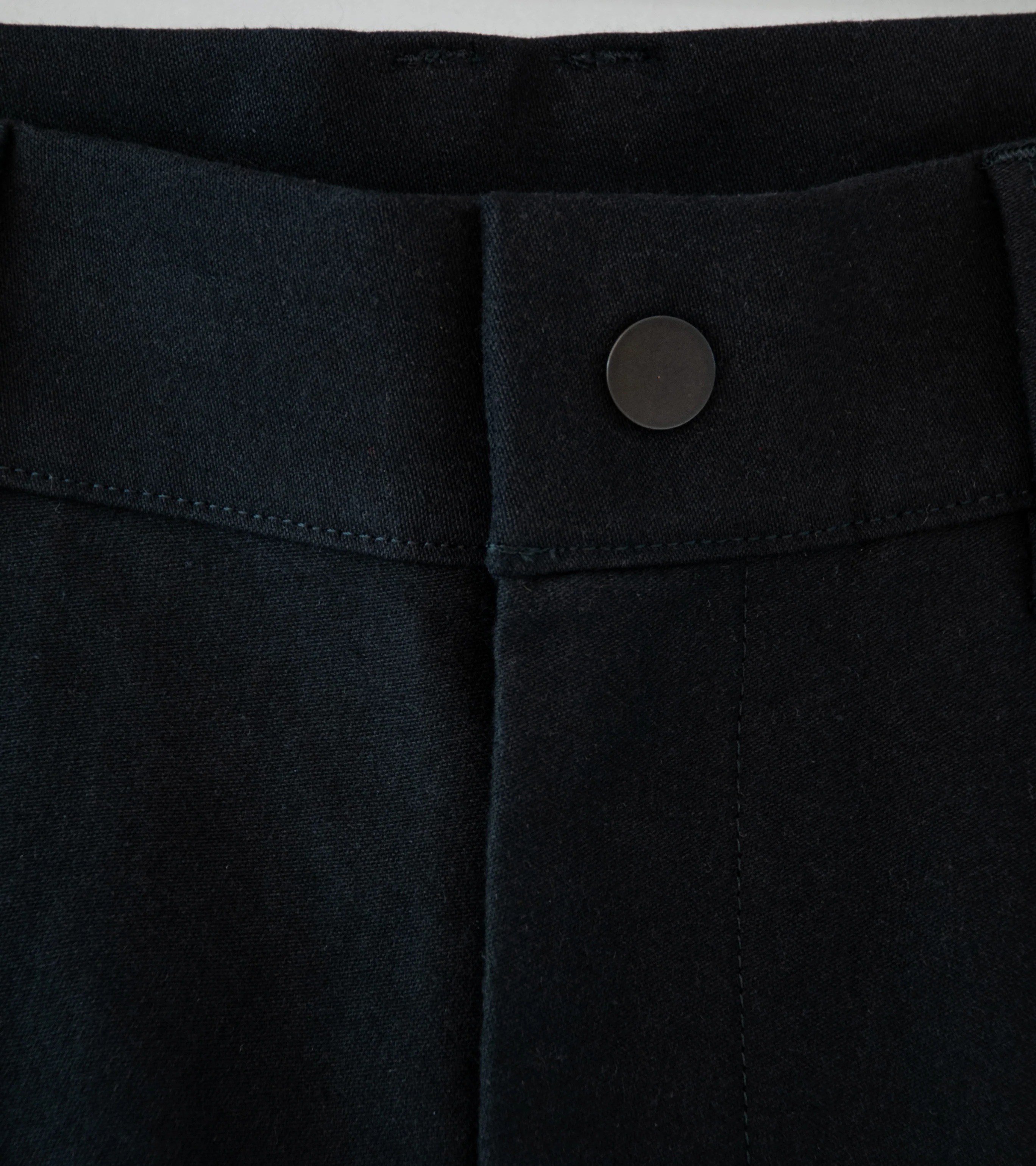 GILDA 'Pant #1' (Black Moleskin w/ Contrast Stitching) - Image 5