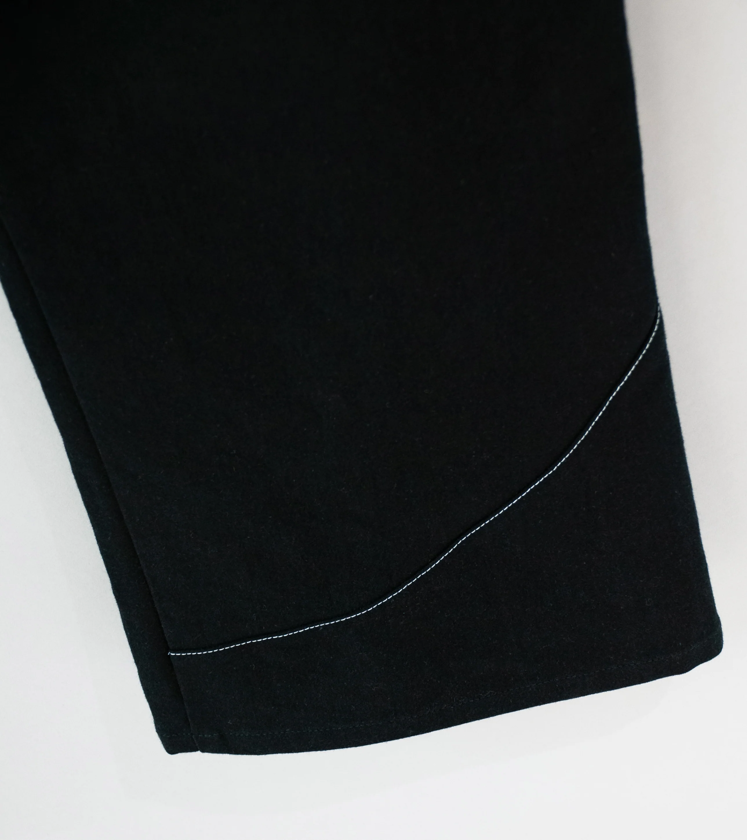 GILDA 'Pant #1' (Black Moleskin w/ Contrast Stitching) - Image 9