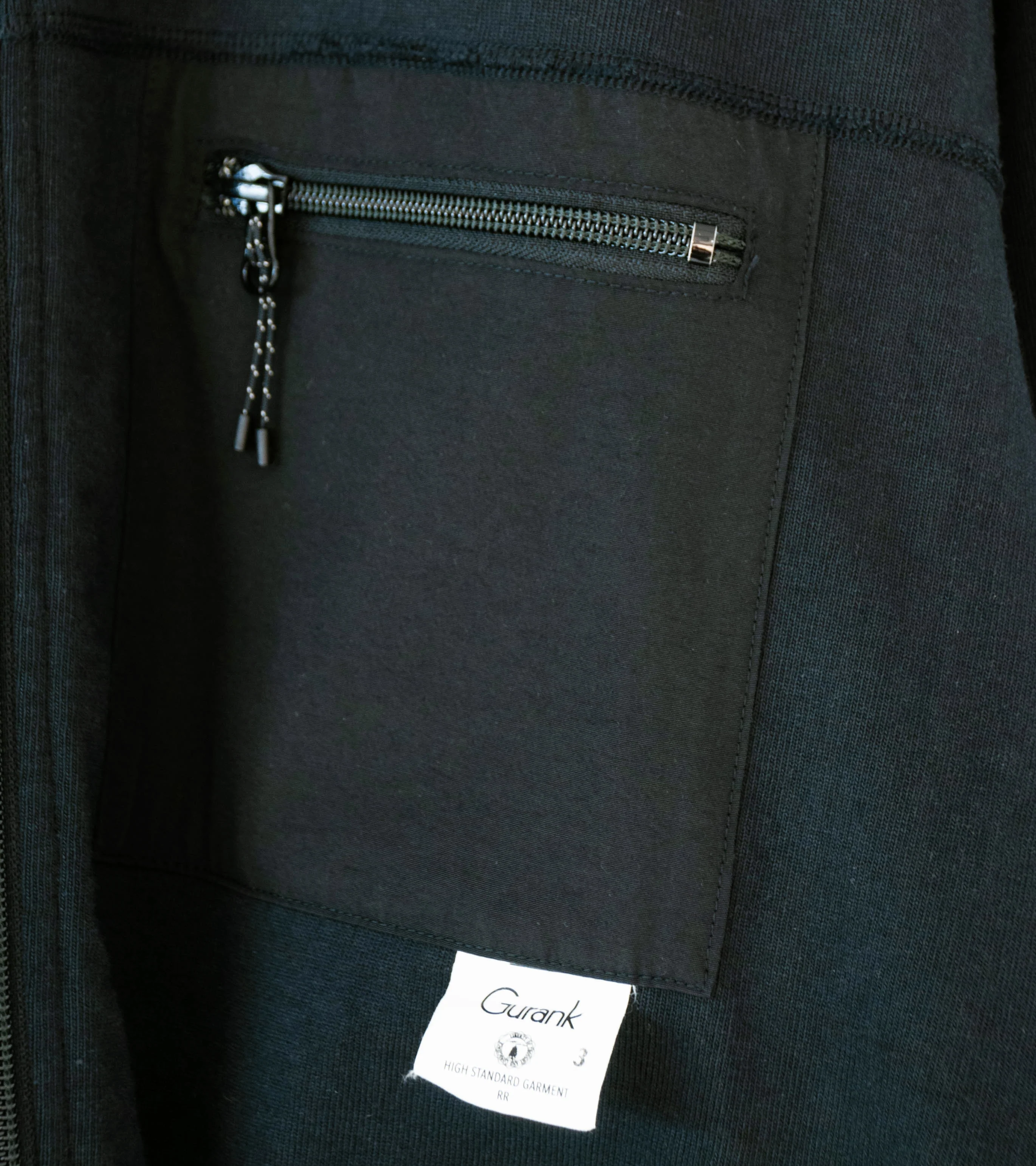 Gurank '14/2 LW Cardigan' (Black) - Image 3