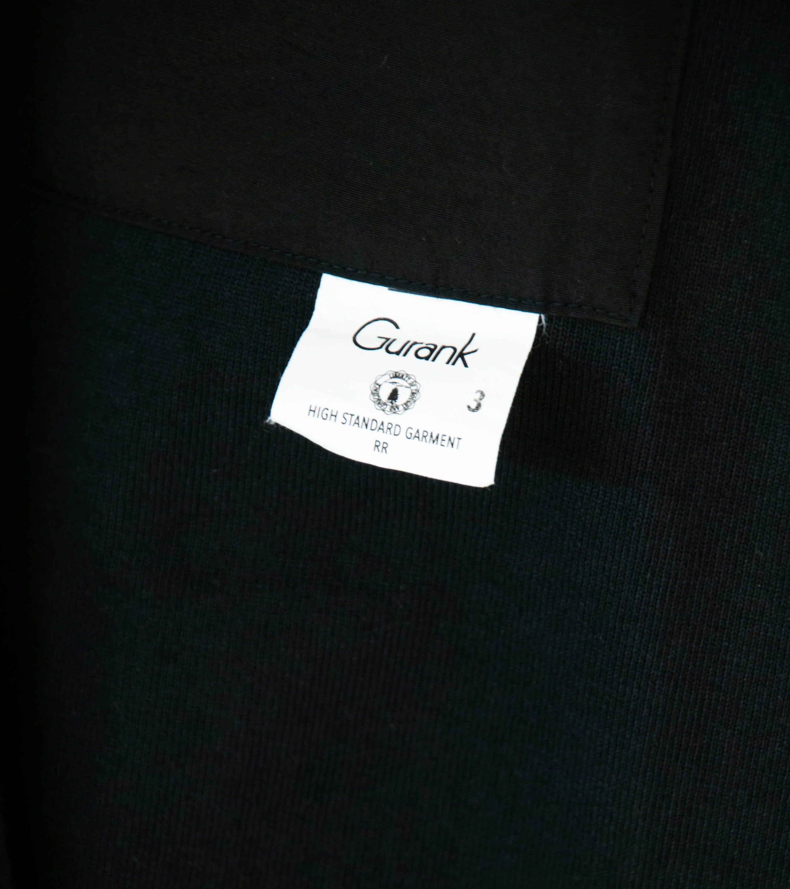 Gurank '14/2 LW Cardigan' (Black) - Image 5