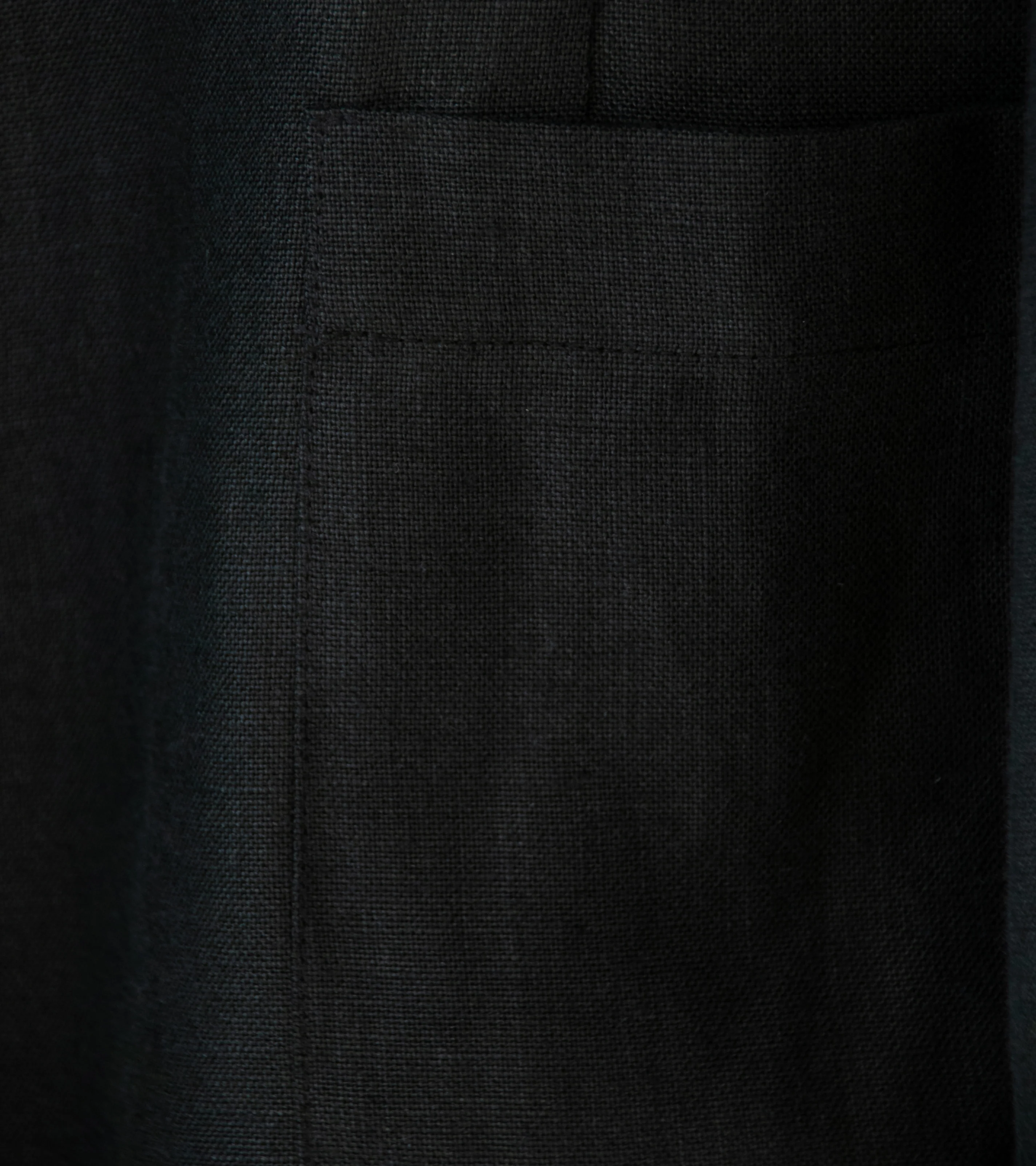 James Coward 'Carry On Jacket' (Black Welterweight Belgian Linen) - Image 6