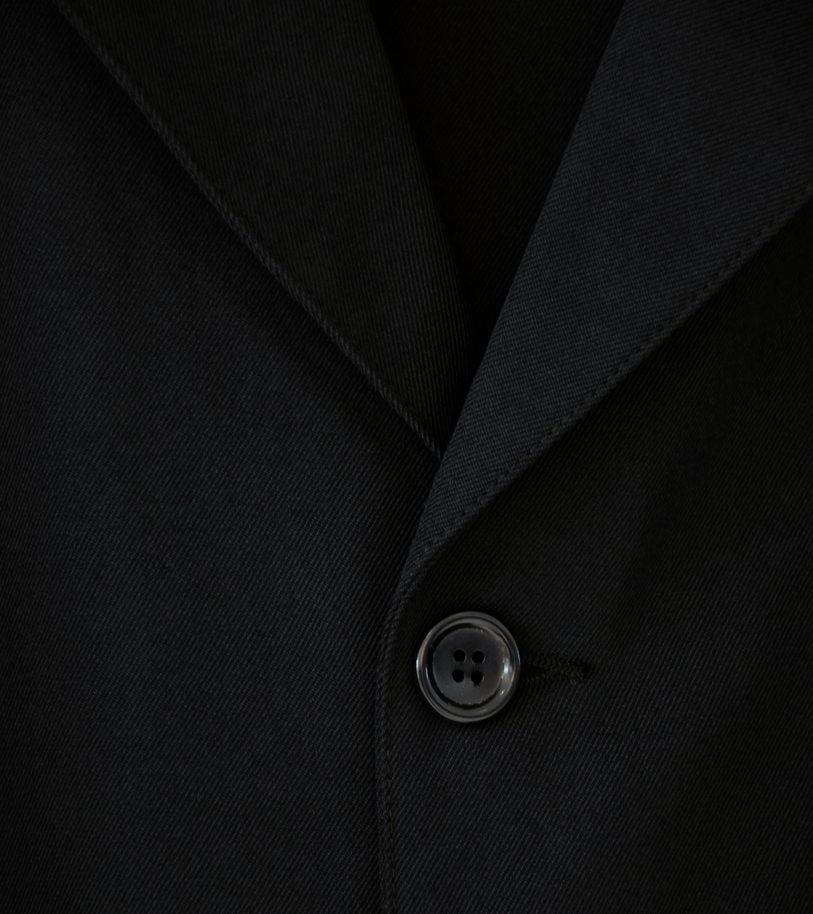 James Coward 'Carry On Jacket' (Black Wool Gabardine) - Image 5