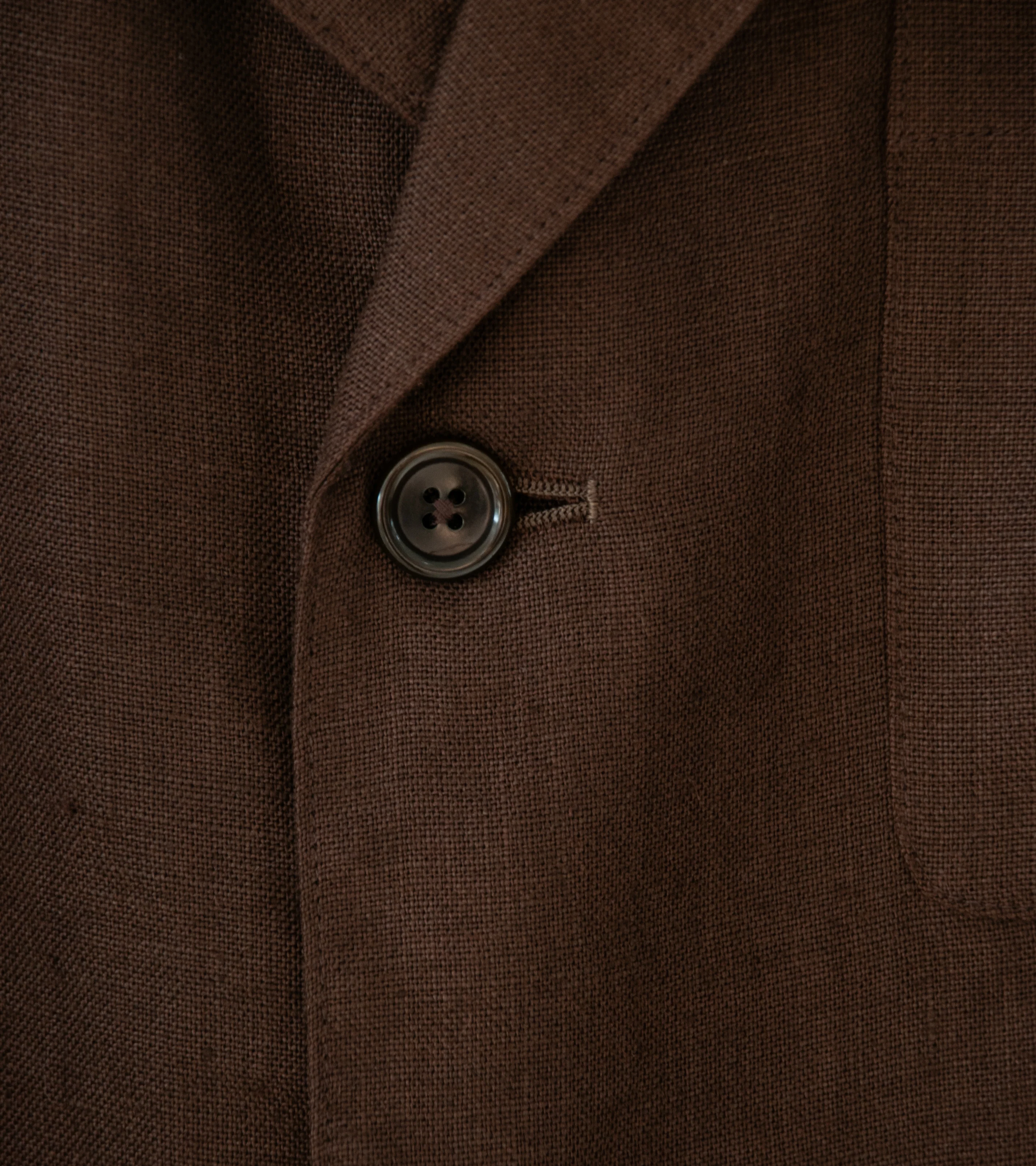 James Coward 'Carry On Jacket' (Brown Welterweight Belgian Linen) - Image 7