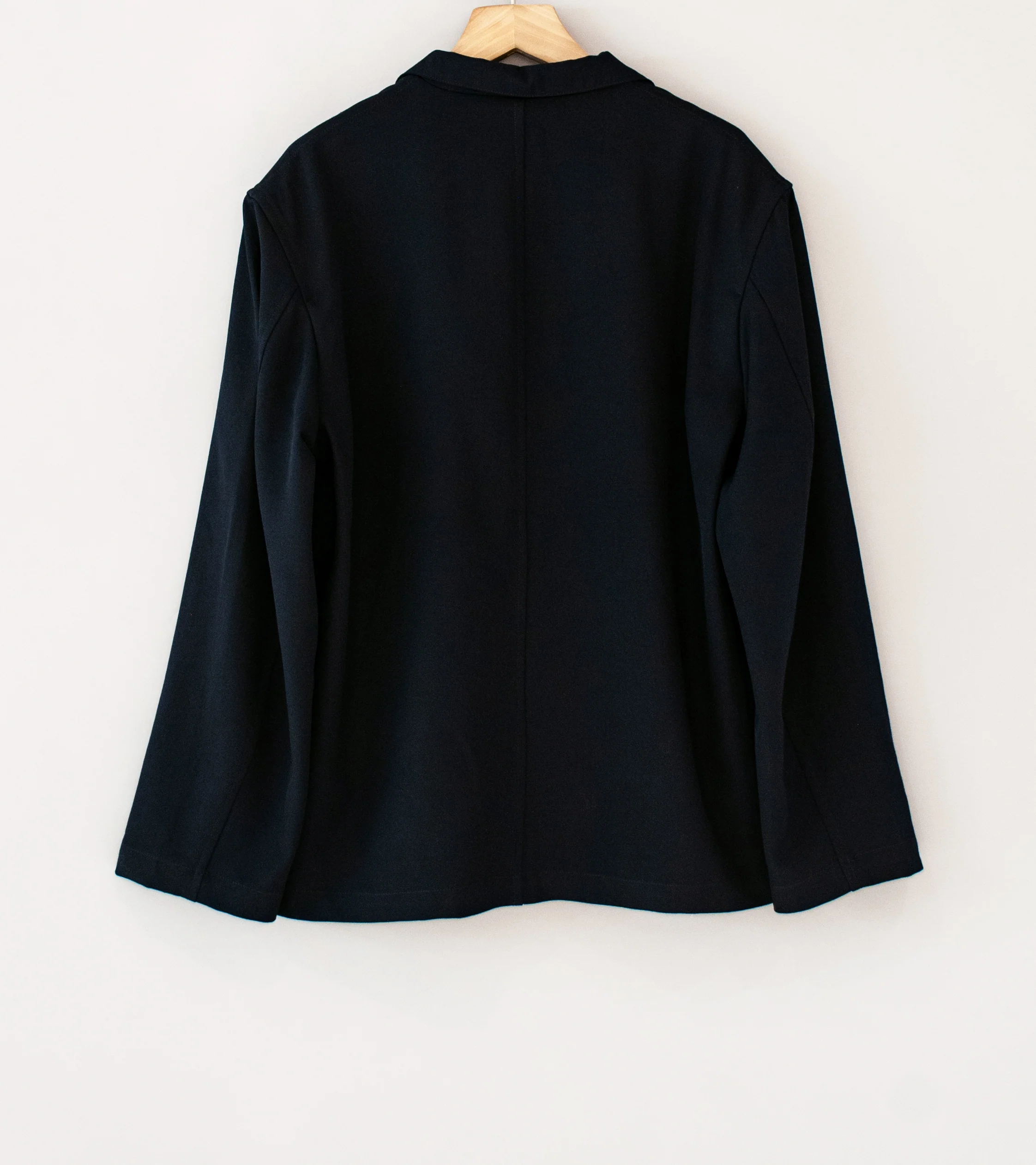 James Coward 'Carry On Jacket' (Dark Navy Wool Gabardine) - Image 6