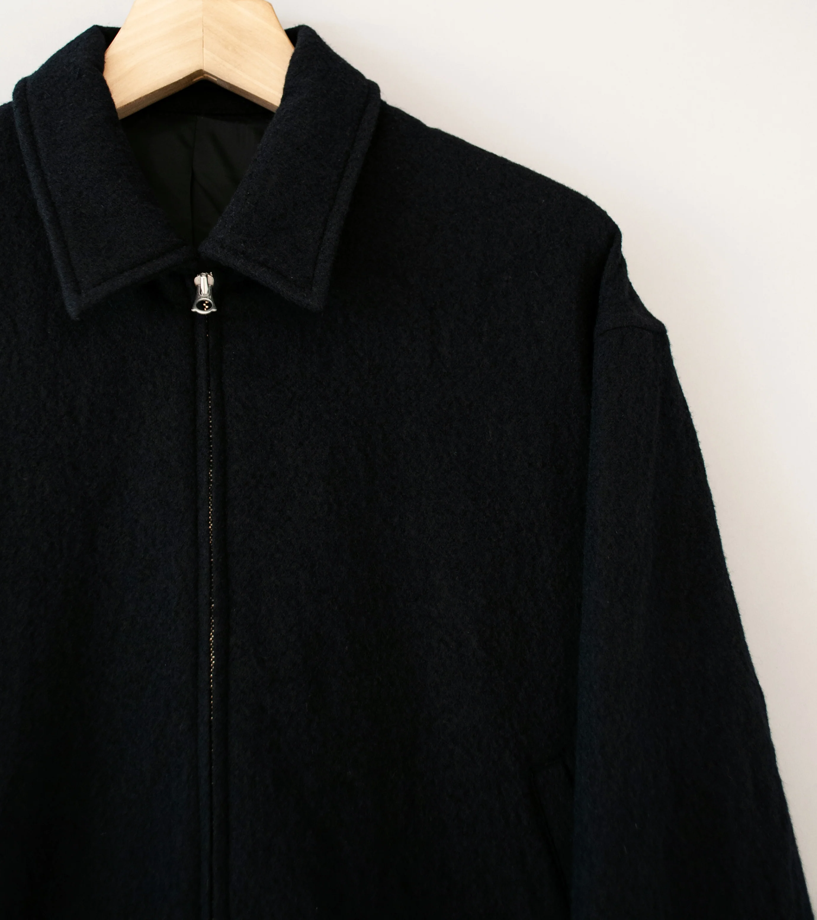 James Coward 'Machine Jacket' (Black Wool Flannel) - Image 2