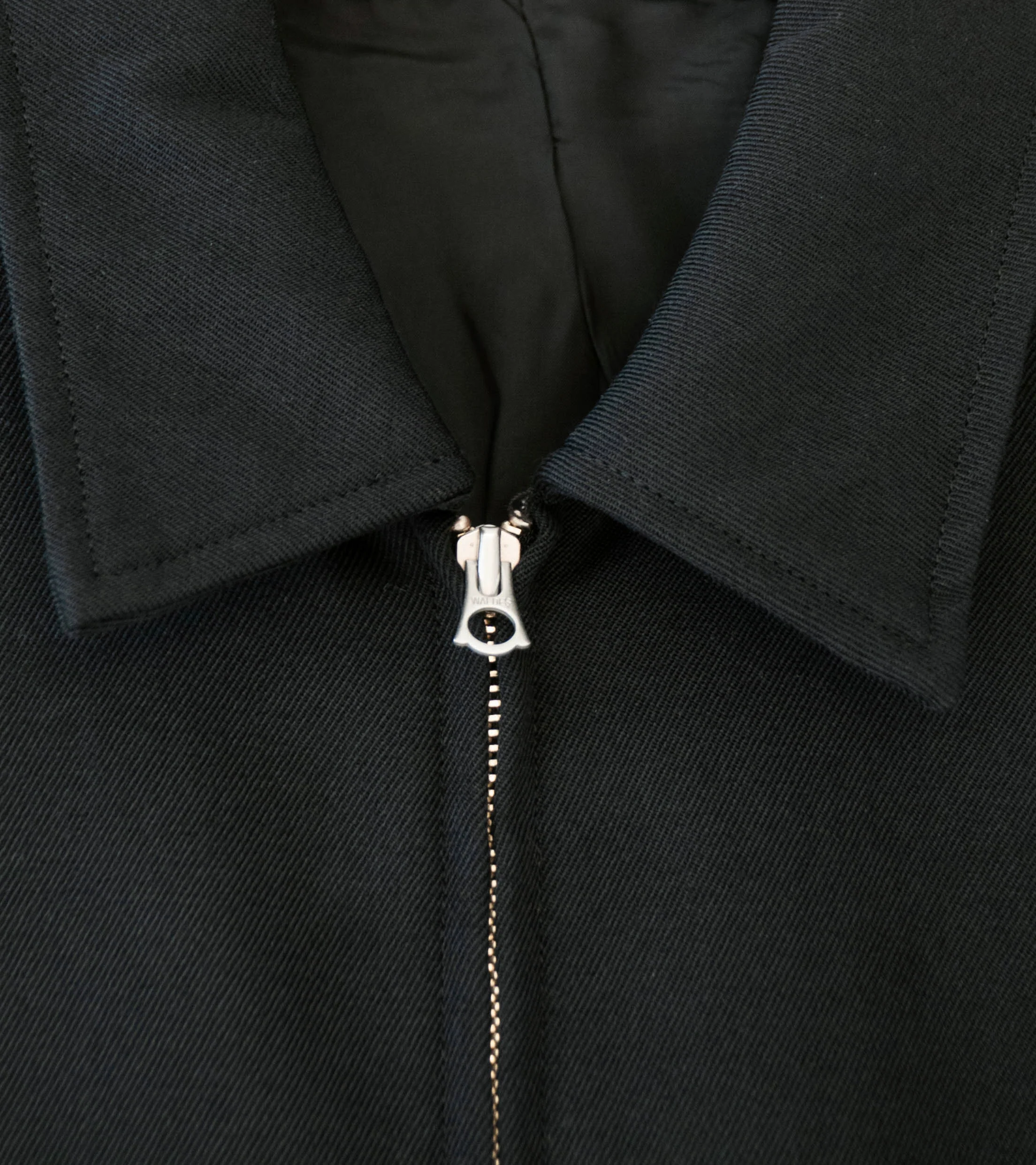 James Coward 'Machine Jacket' (Black Wool Gabardine) - Image 7